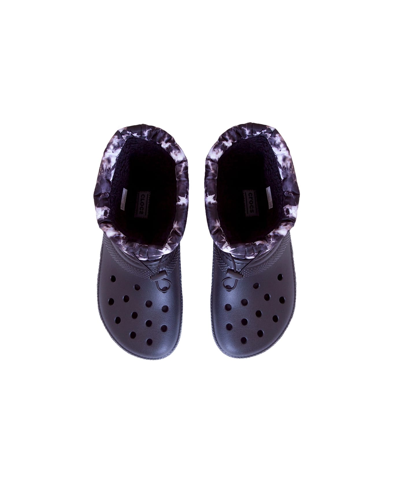Crocs Tye Dye Lined Boot - BLACK