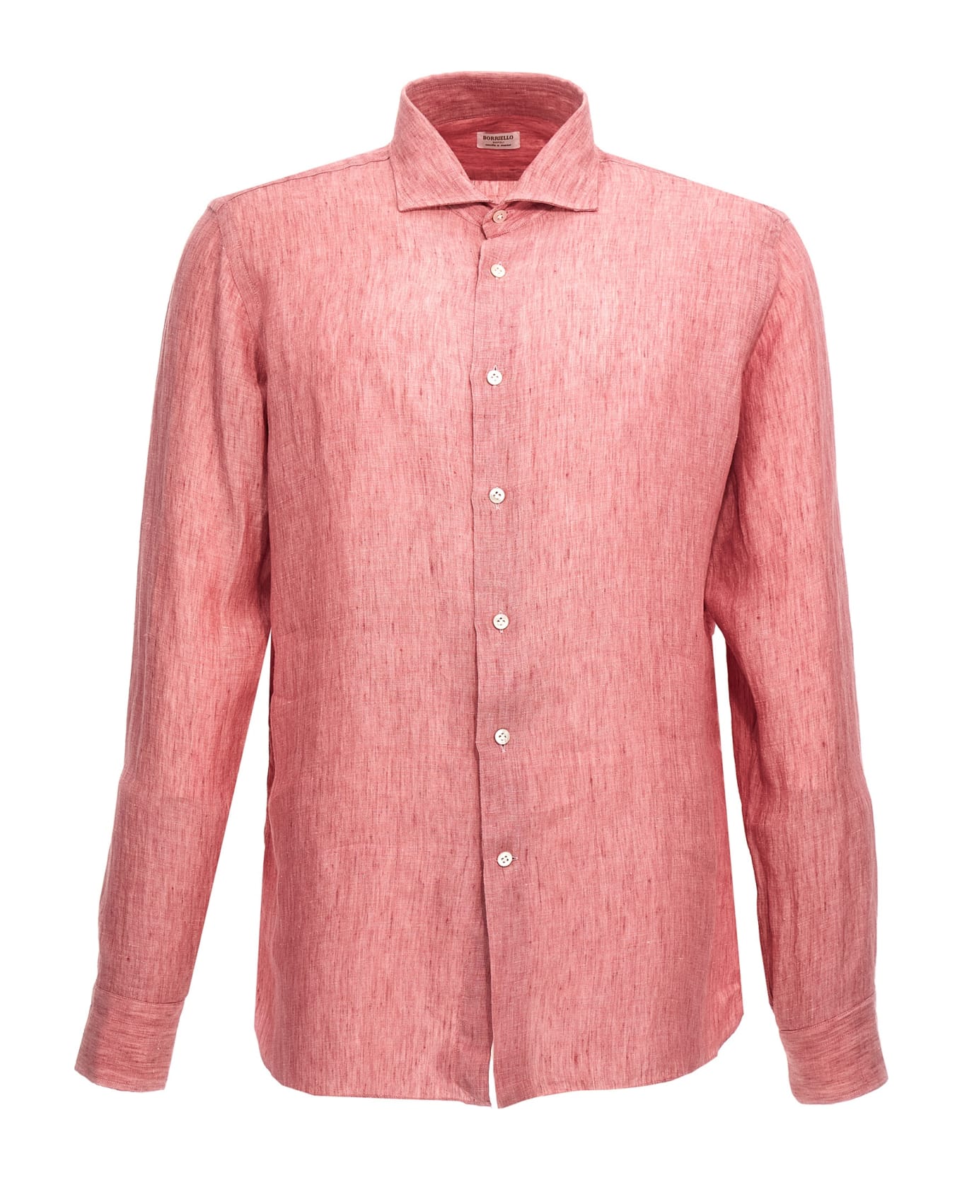 Borriello Napoli Linen Shirt - Pink