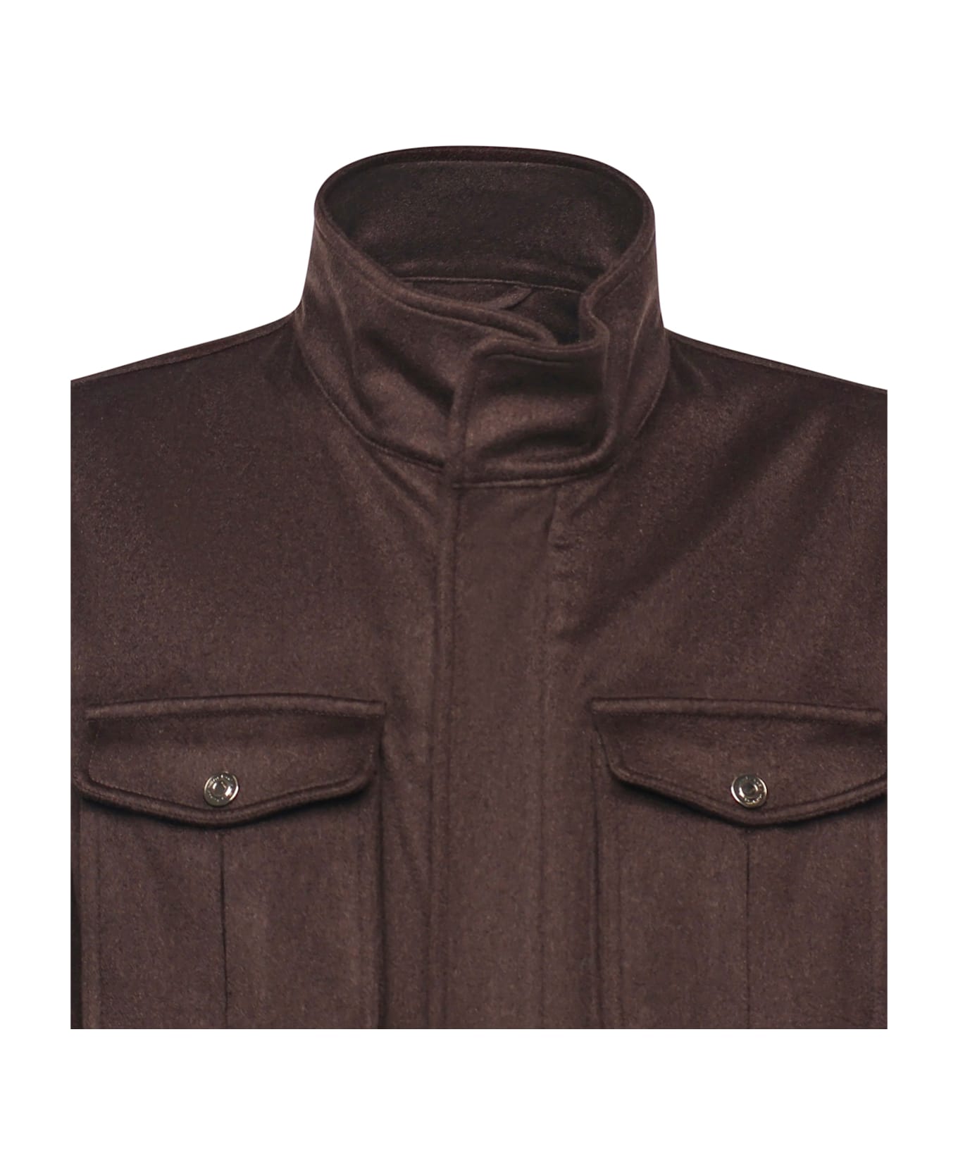 Sartorio Napoli "ariel" Cashmere Jacket - Brown