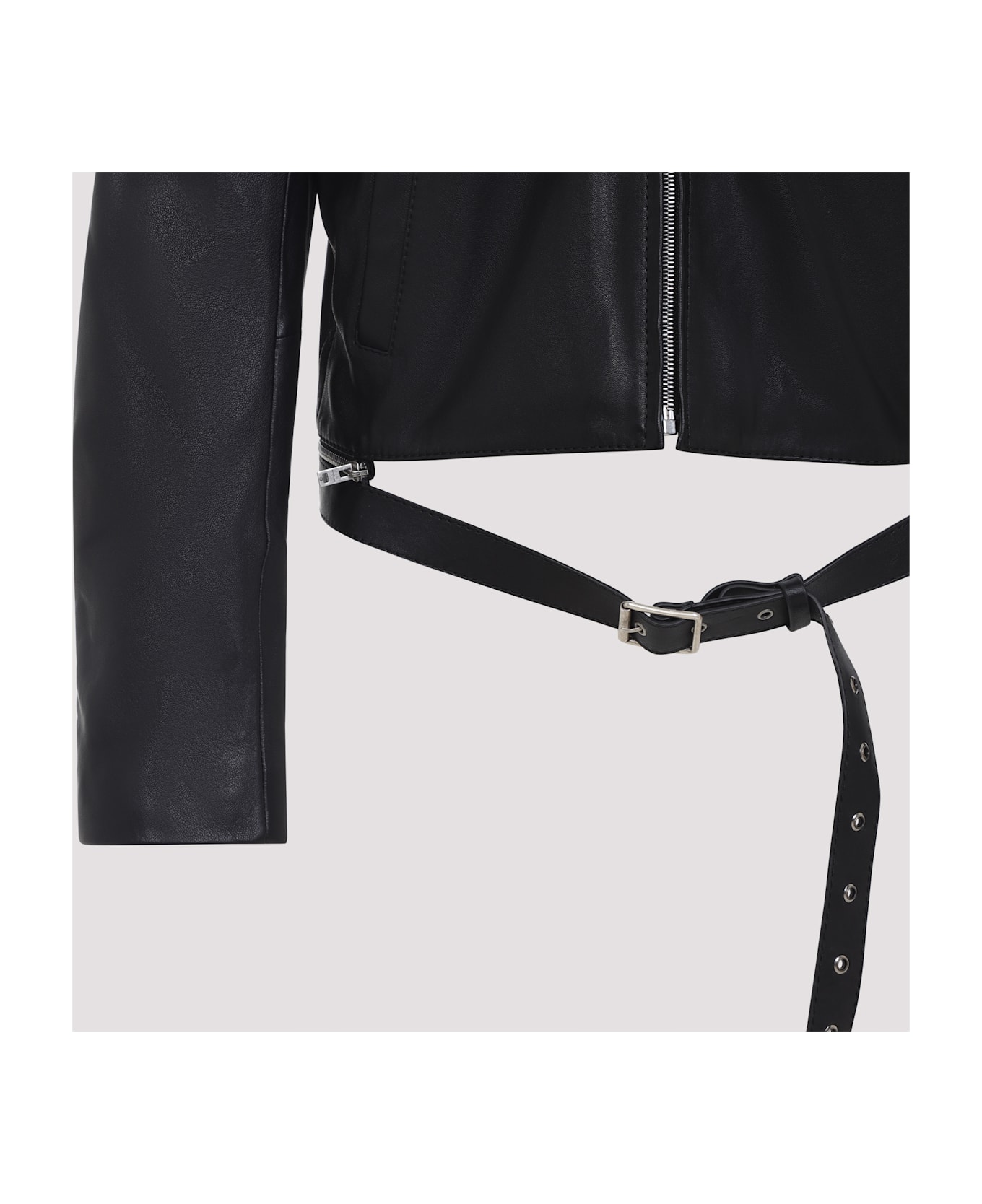 Acne Studios Leather Jacket - Black