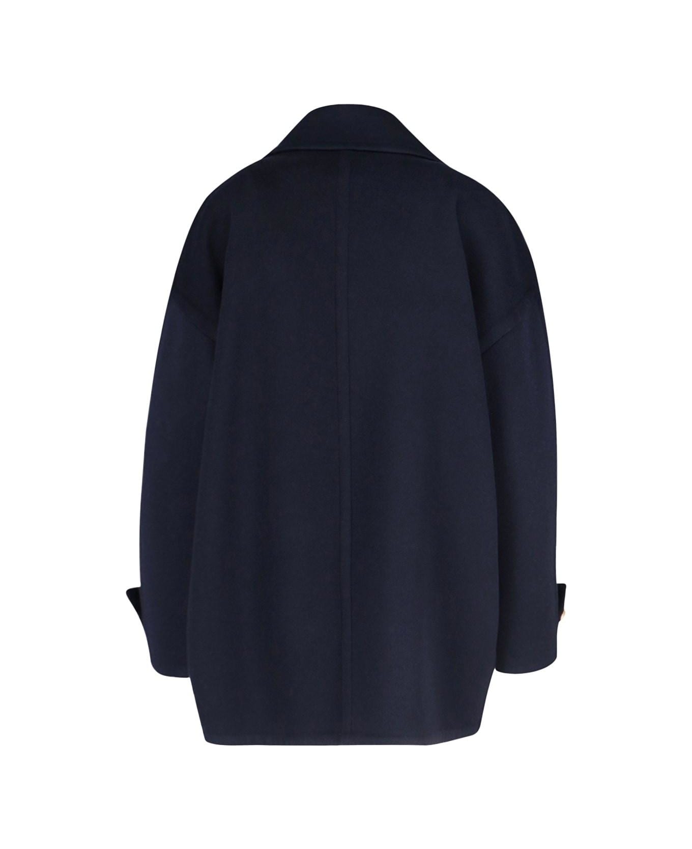 Loewe Double-breasted Mini Coat - Blue