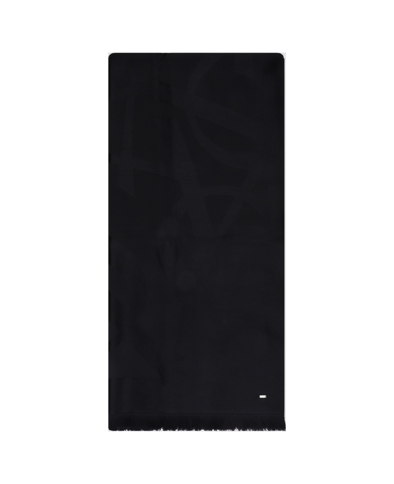 Saint Laurent 'monogram' Scarf - Black