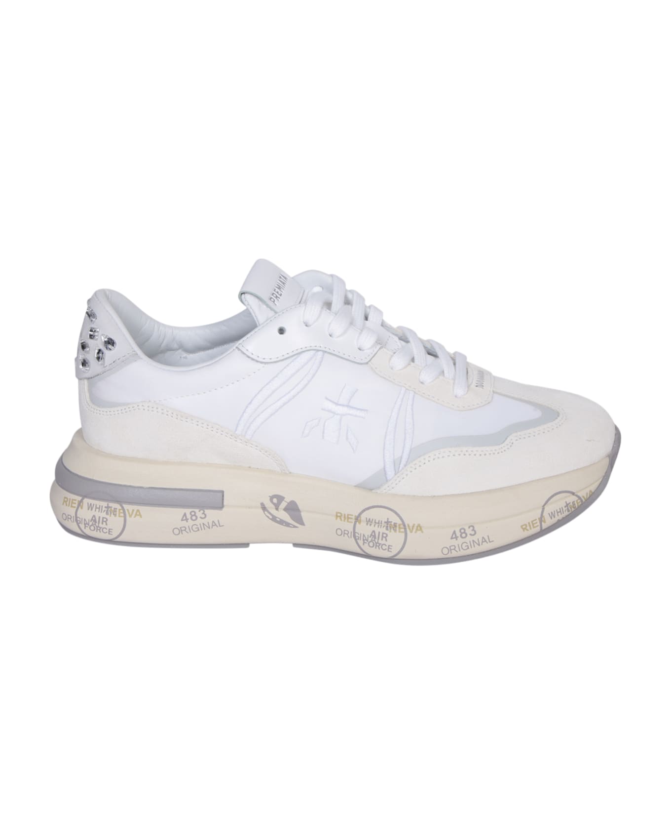 Premiata Cassie White Sneakers - White