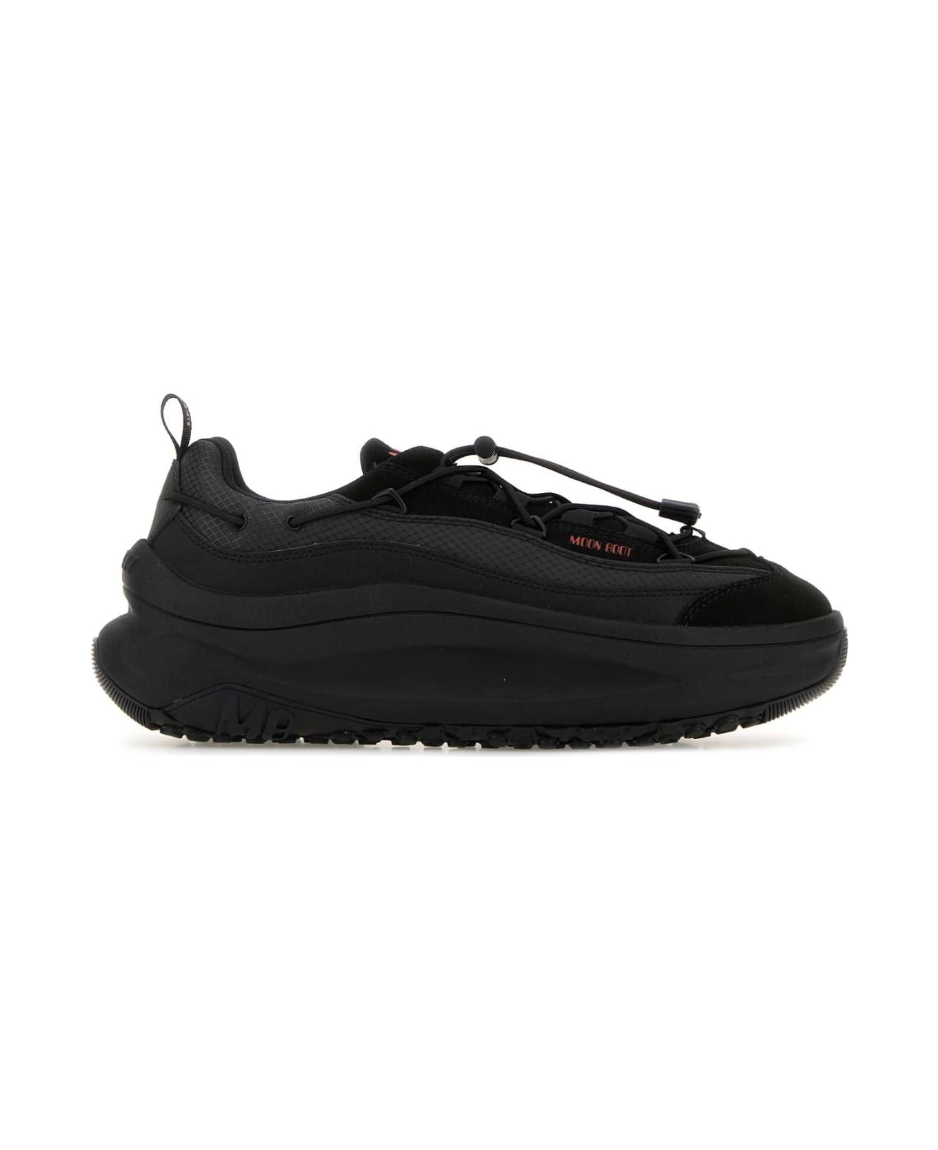 Moon Boot Black Fabric Moon247 Sneakers - BLACKBLACK
