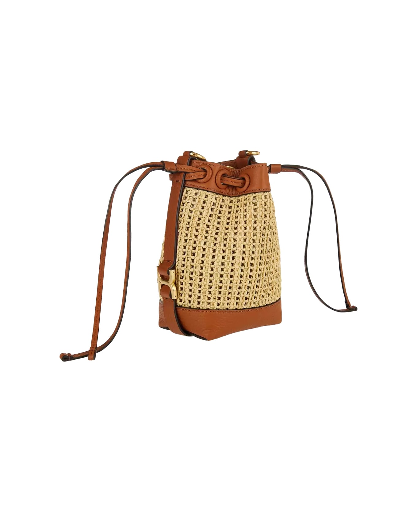 Chloé Marcie Bucket Bag In Tan - Brown