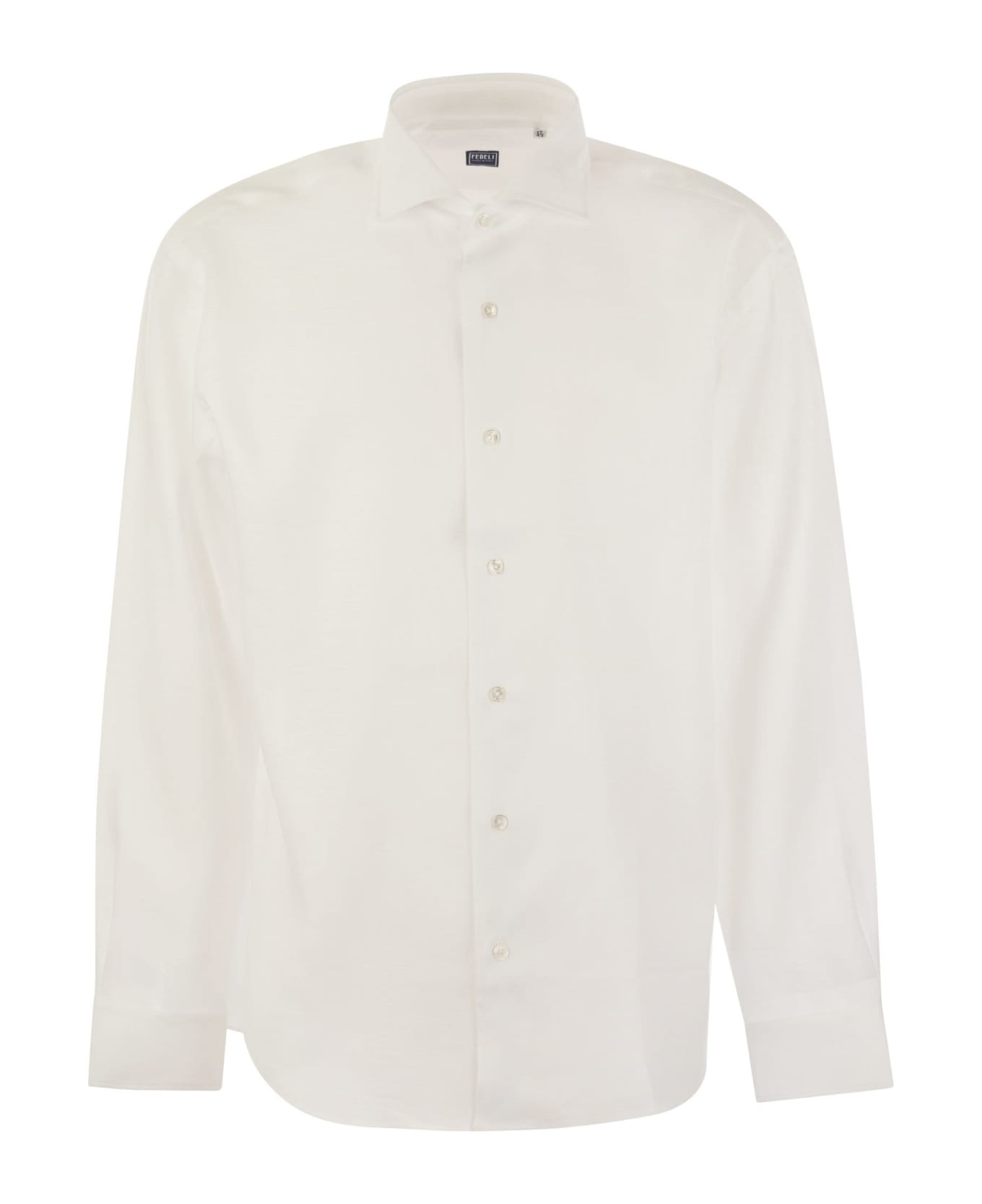 Fedeli Roby - Linen Shirt - White