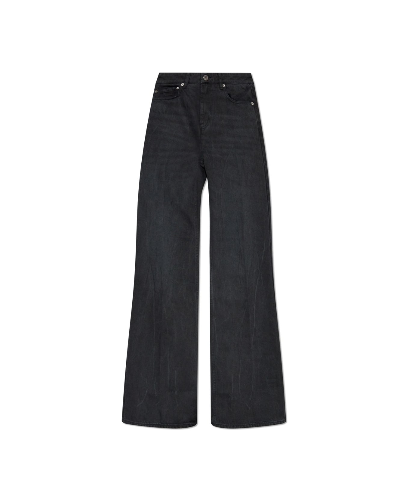 Ami Alexandre Mattiussi Paris Wide-leg Jeans - Black