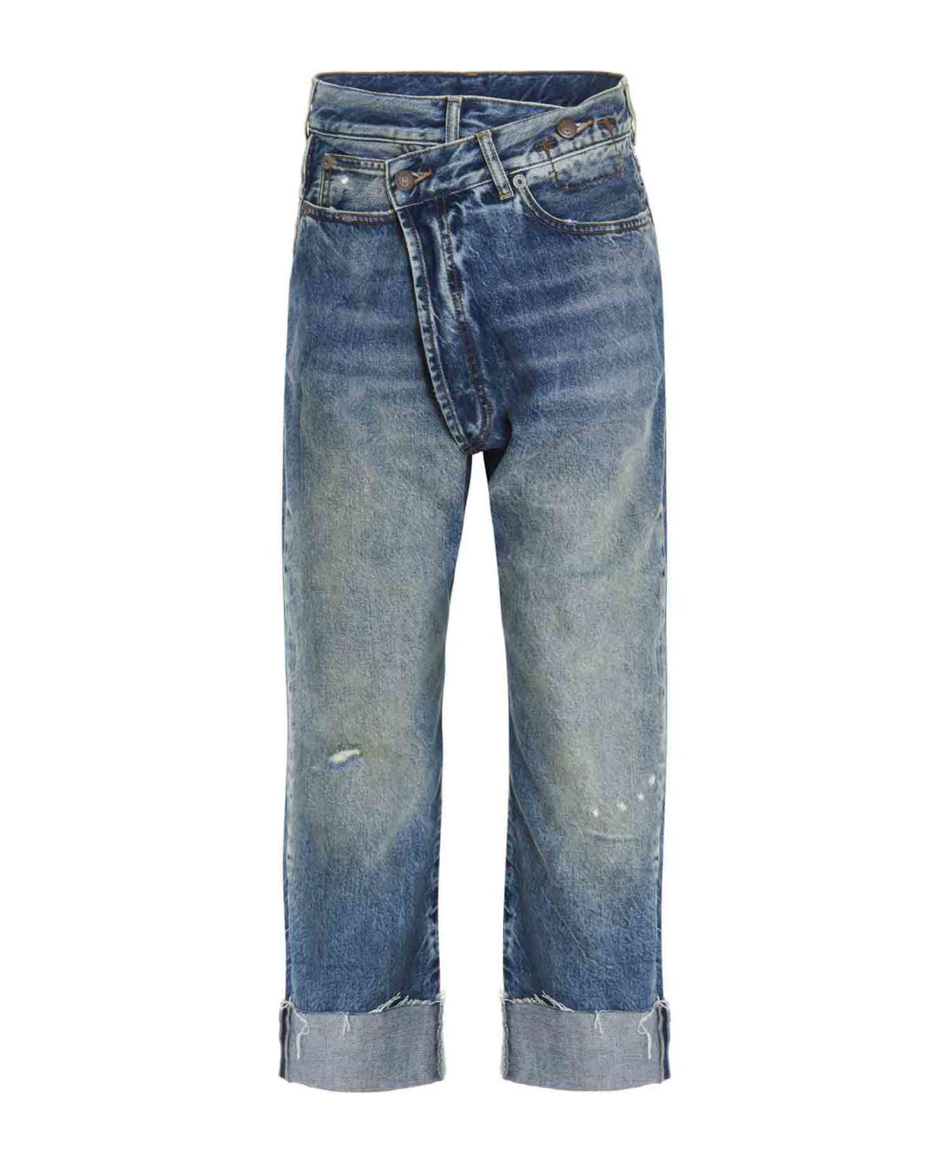 R13 Jeans 'cross Over' - Blue