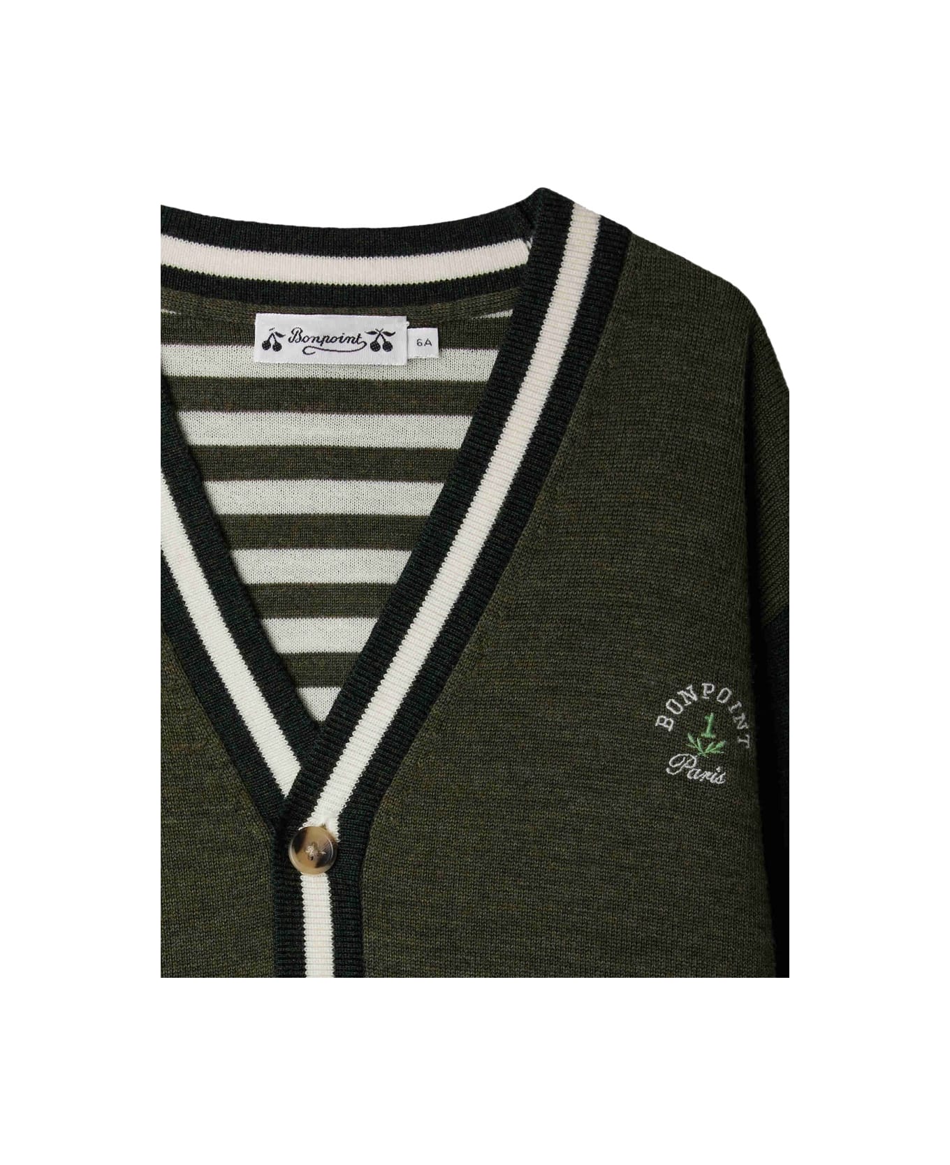 Bonpoint Cardigan "julian" - GREEN