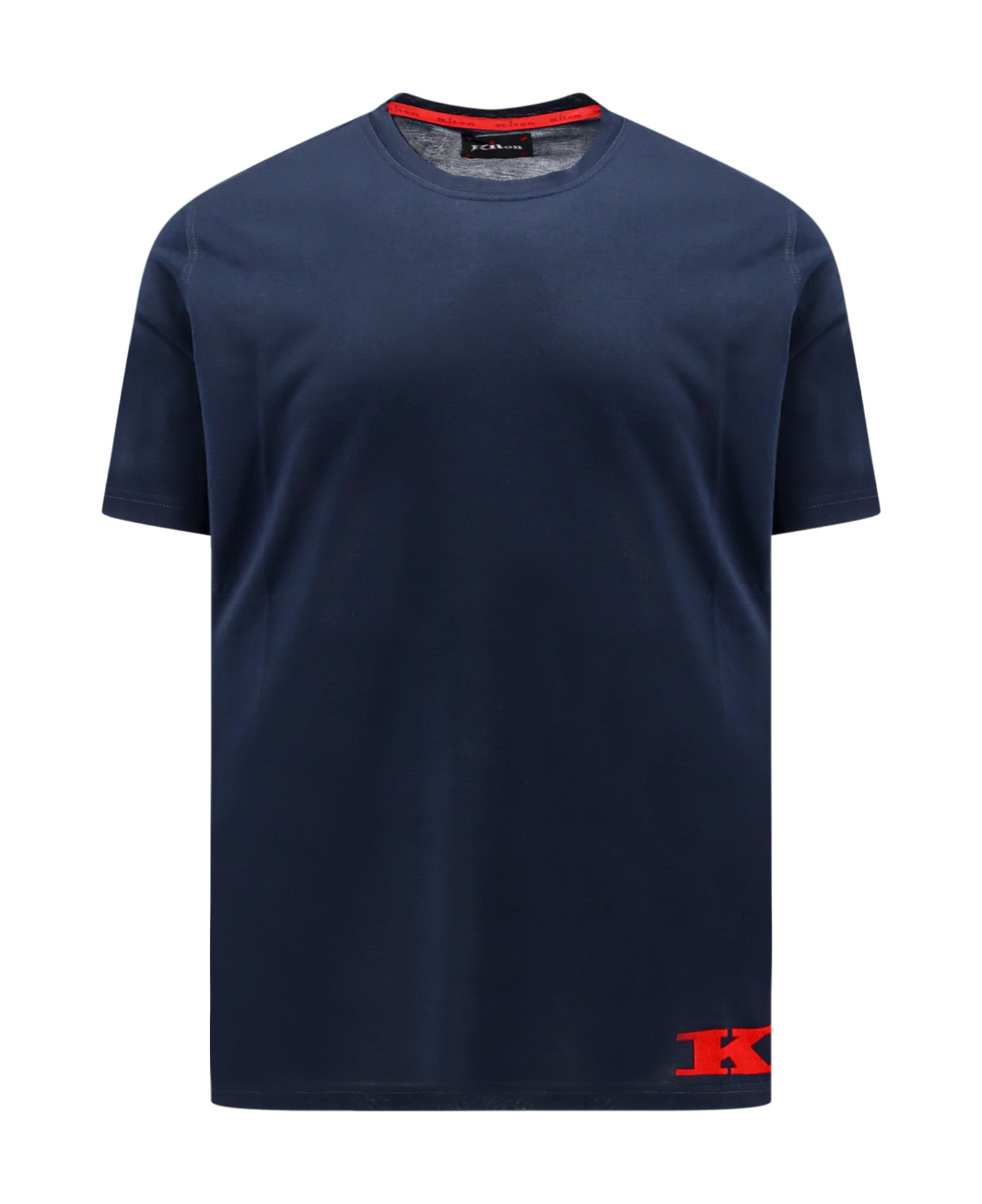 Kiton T-shirt - Blue シャツ