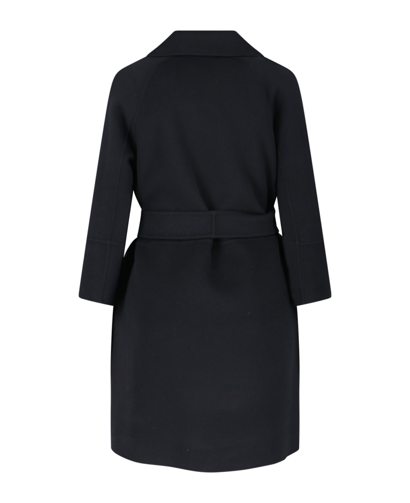 'S Max Mara 'arona' Short Coat - BLACK