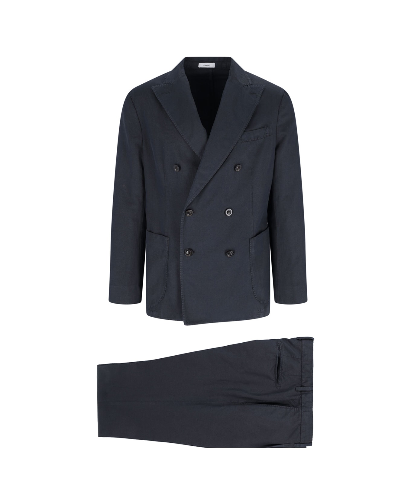 Boglioli Double-breasted Suit - Blue