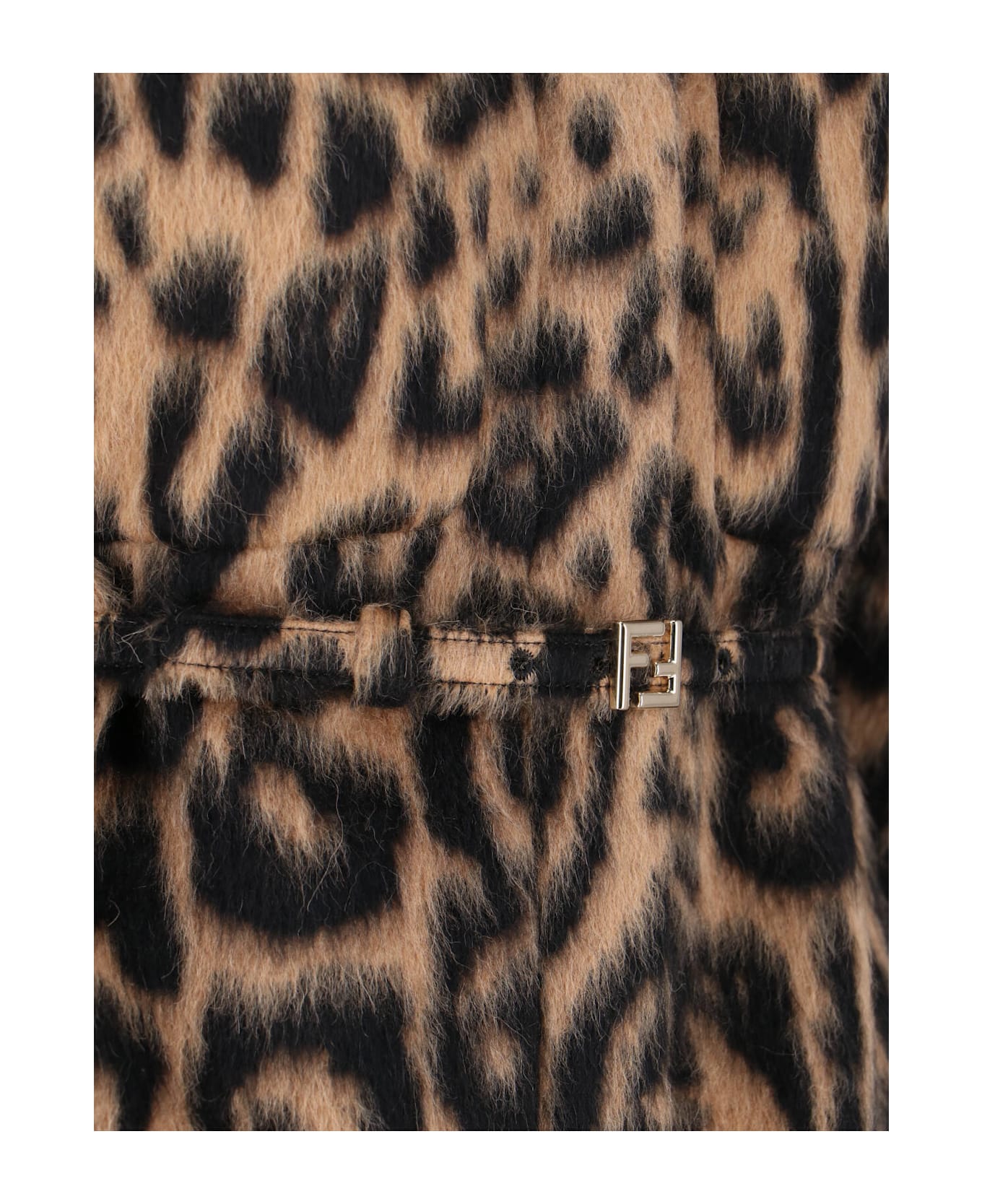 Fendi Virgin Wool Blend Jacket - Brown ブレザー