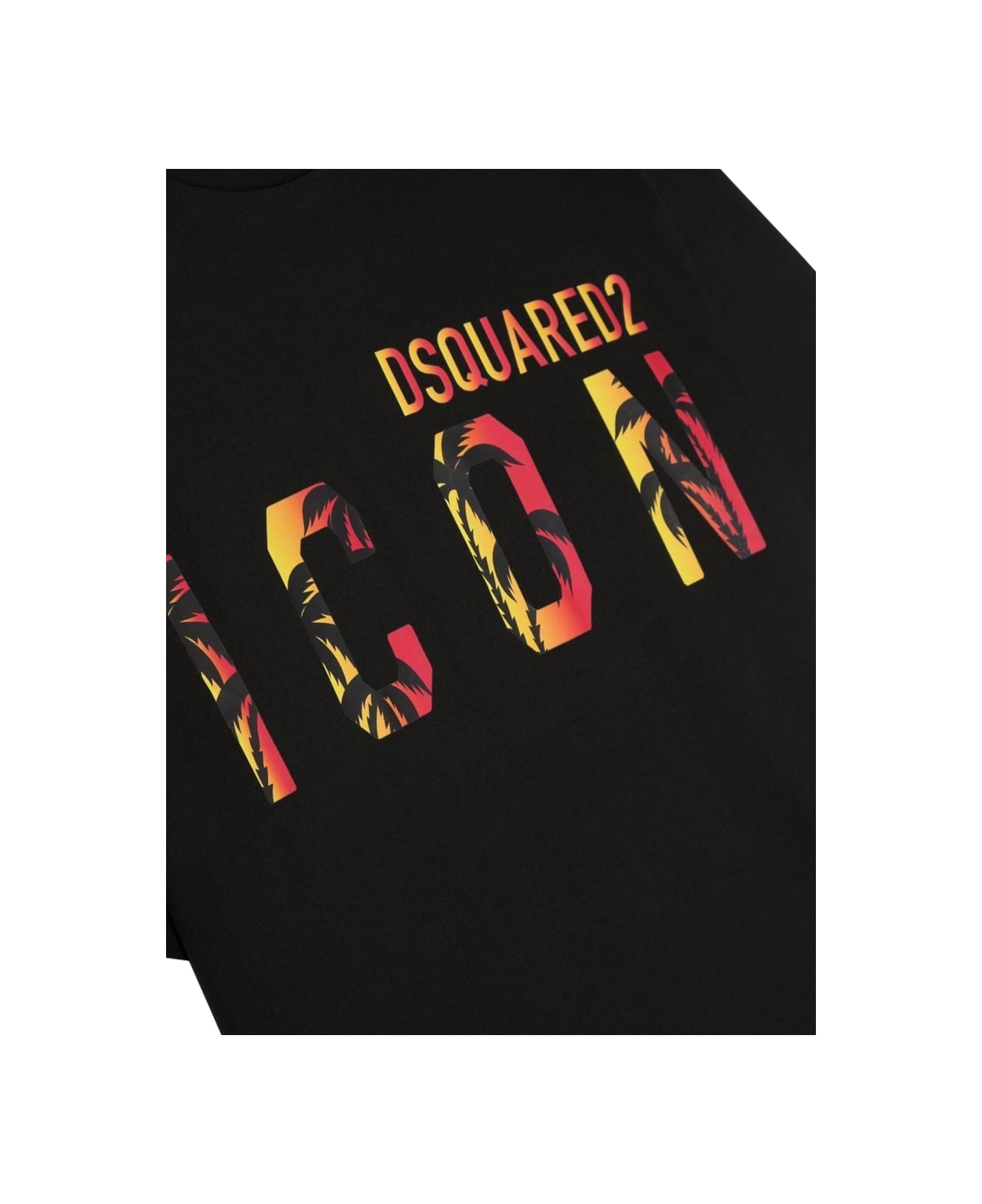 Dsquared2 Mc Logo Icon T-shirt - BLACK