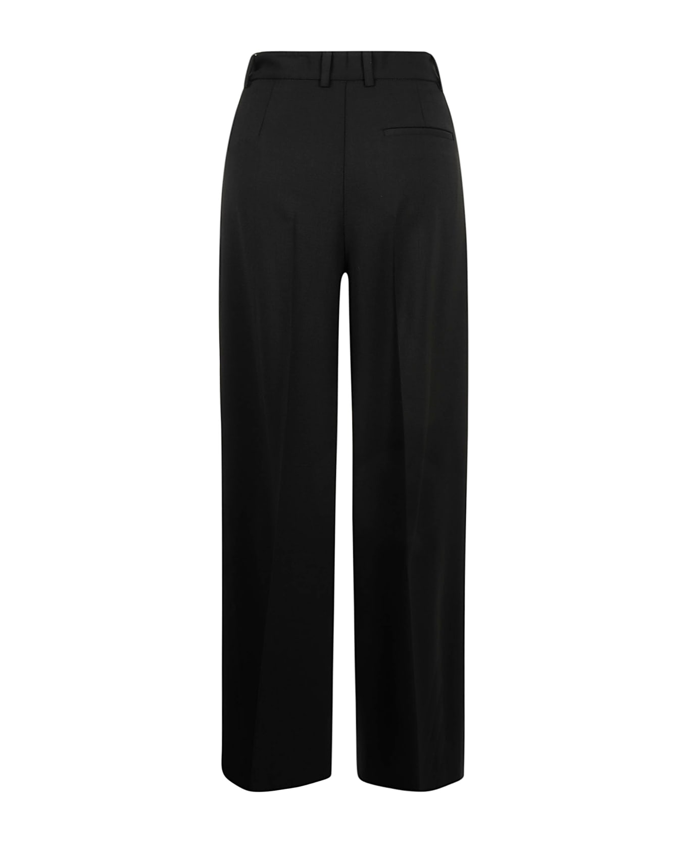 Parosh Black Gabardine Liliuxy Trousers - Black