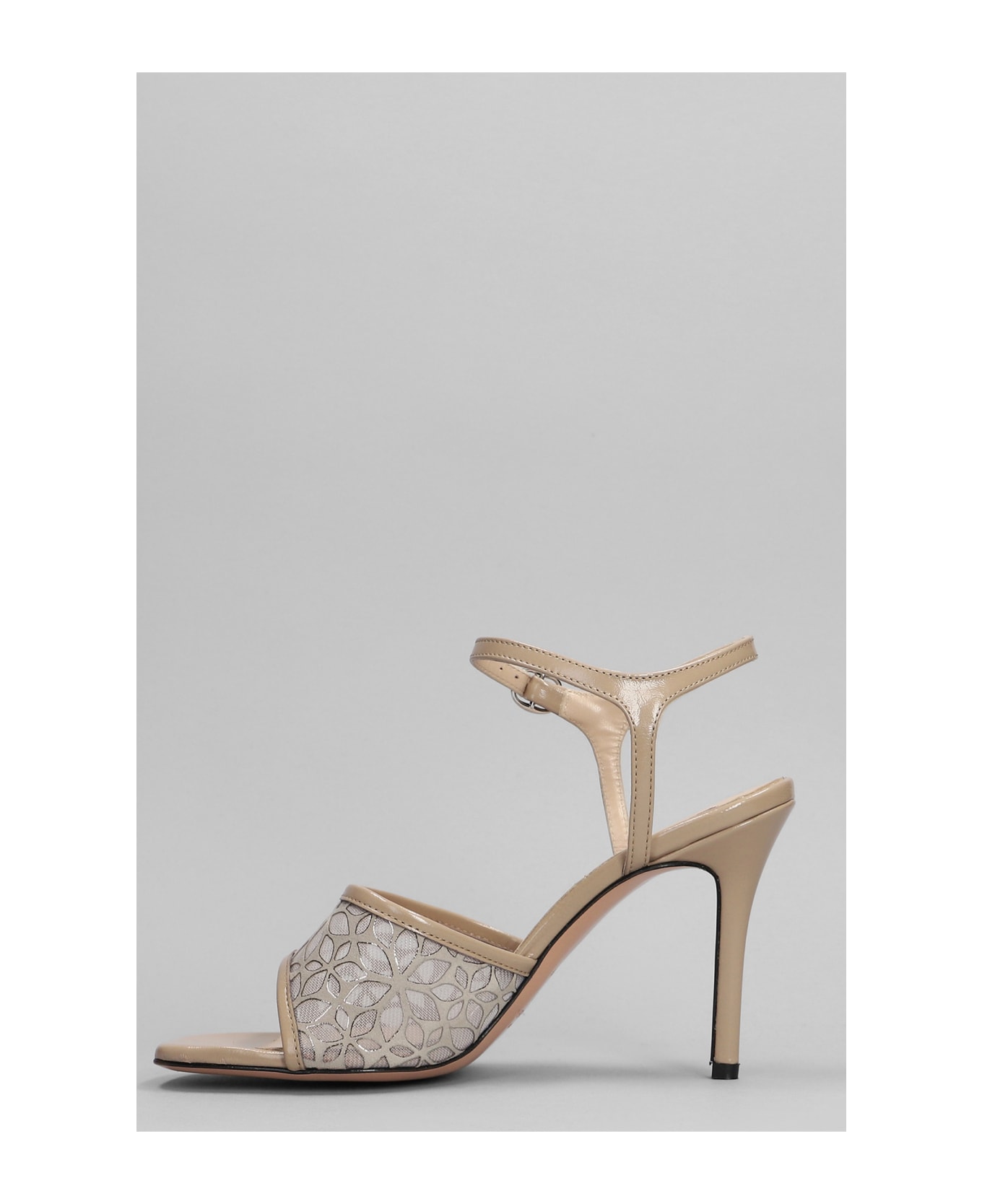Marc Ellis Sandals In Taupe Patent Leather - taupe サンダル