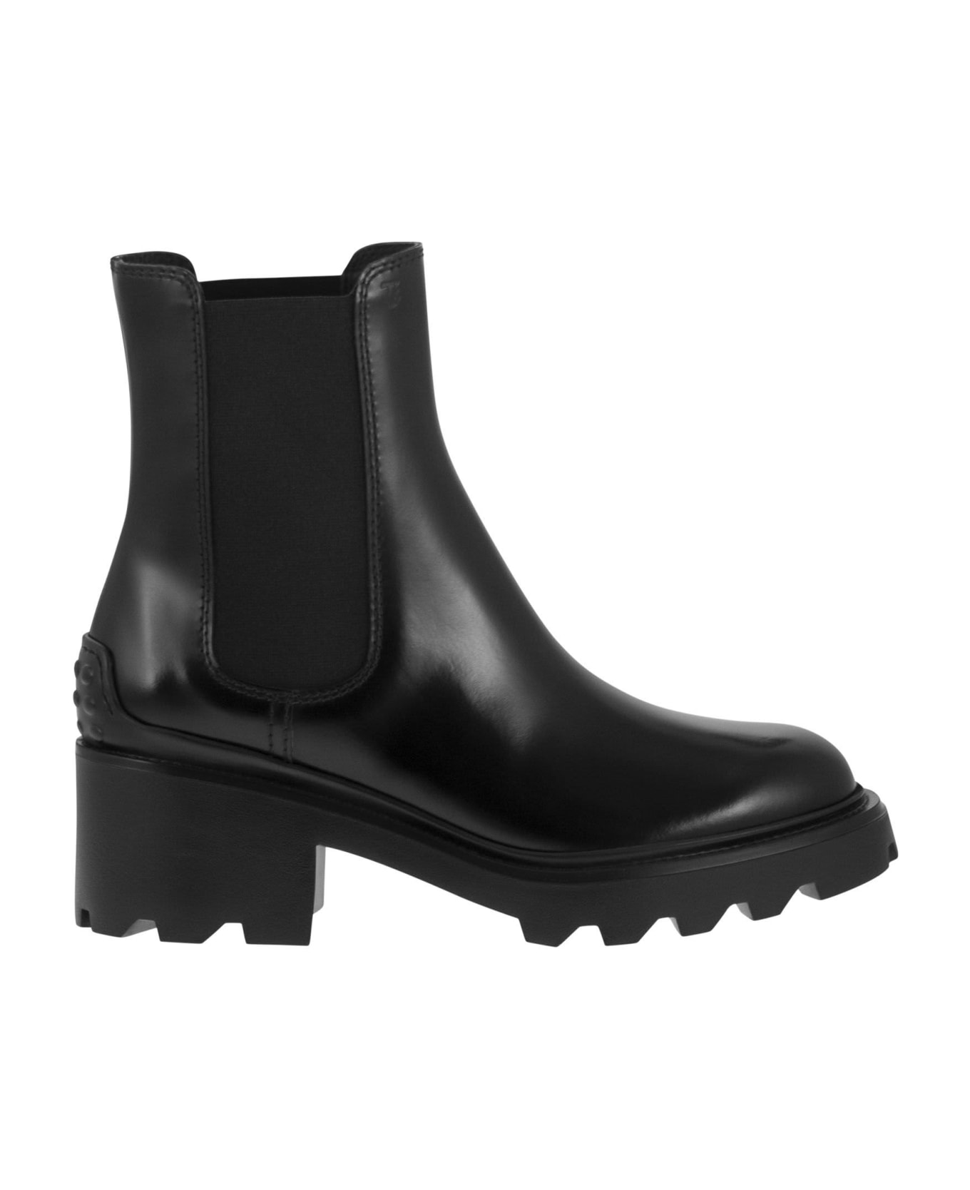 Tod's Leather Ankle Boot - Black