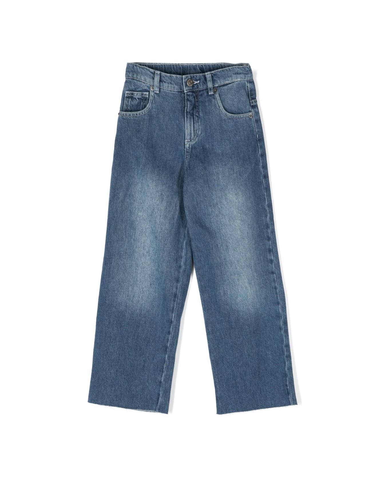 Douuod Jeans Con Ricamo - Blue