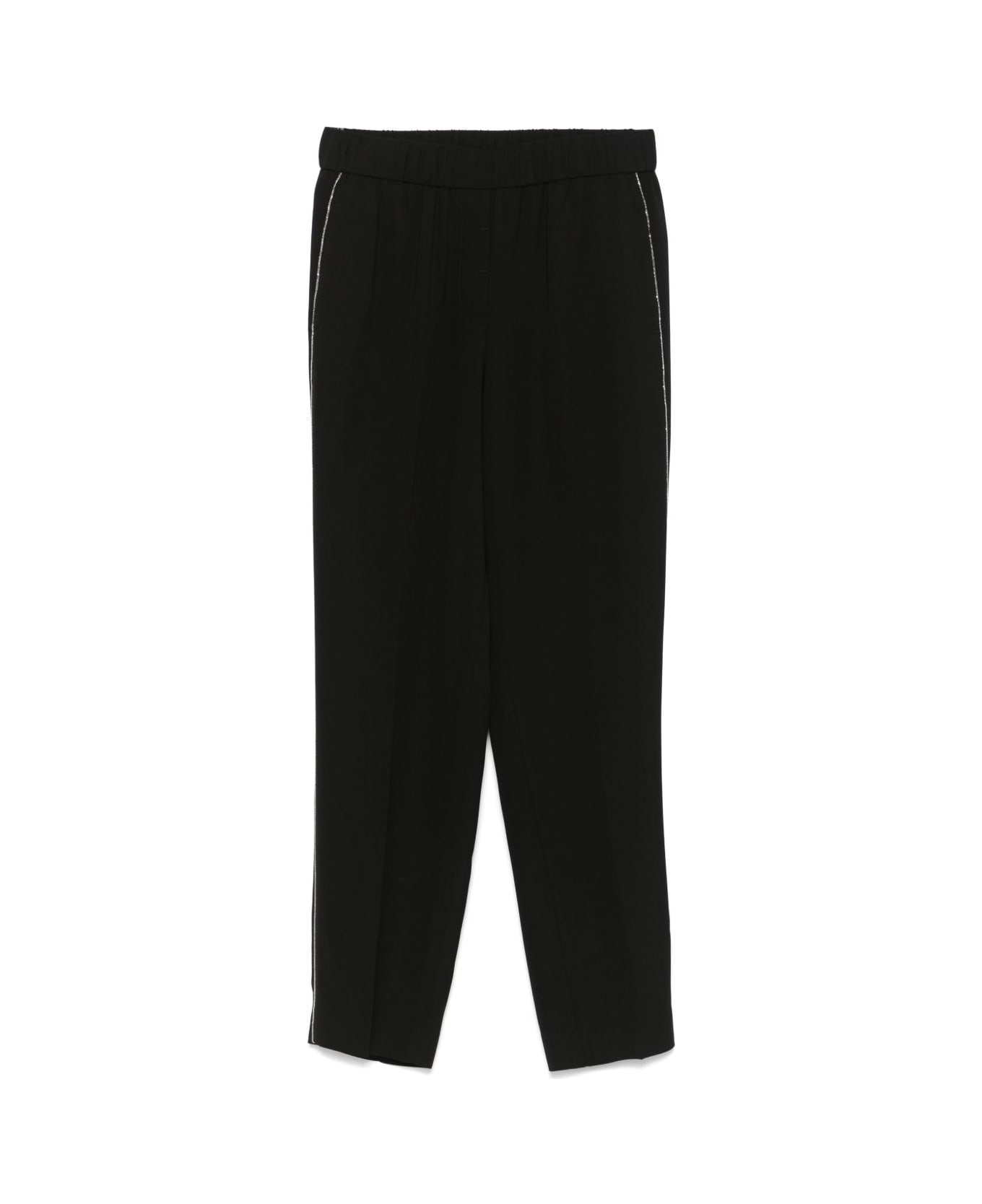 Peserico Black Trousers - Black