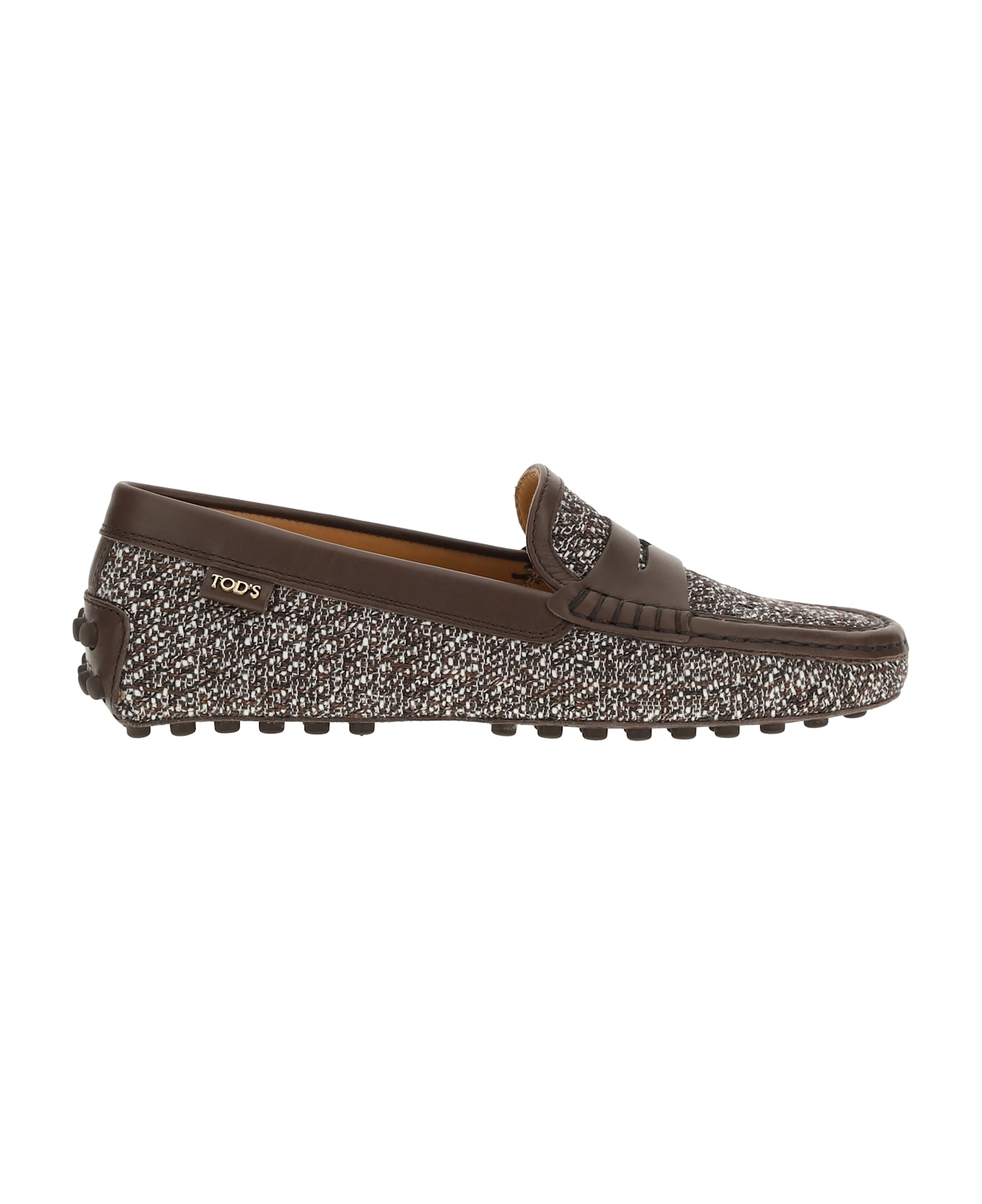 Tod
s Tweed Gommino Loafers