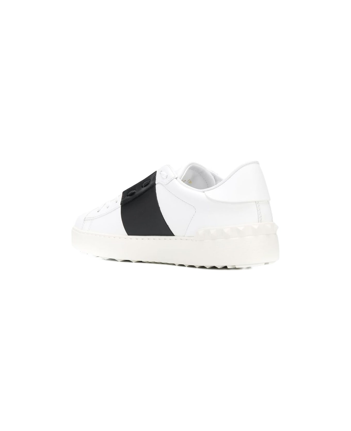 Valentino Garavani Open Leather Sneakers - Black