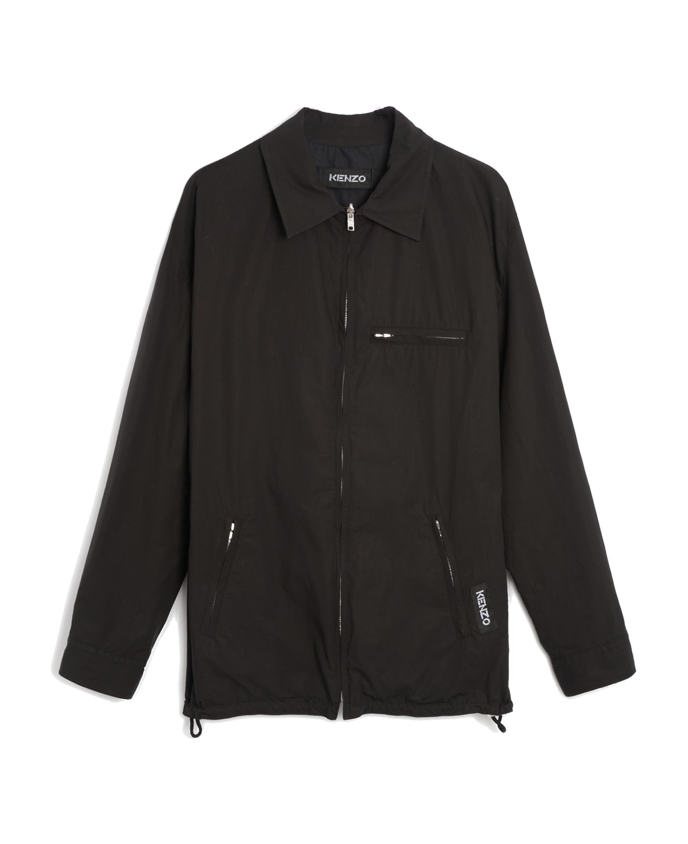 Kenzo Flame Print Reversible Jacket - Black