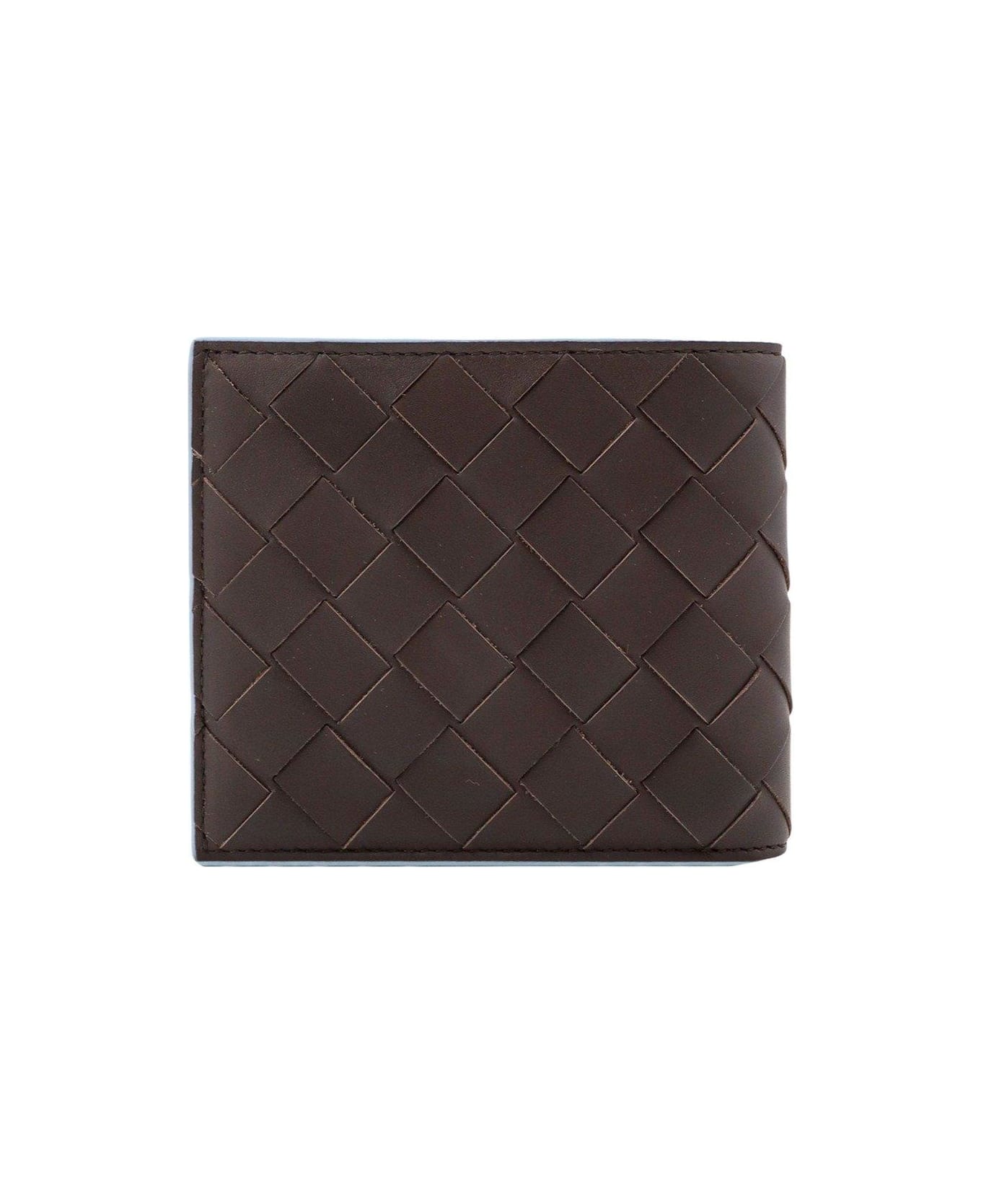 Bottega Veneta Intrecciato Bi-fold Wallet - Brown 財布