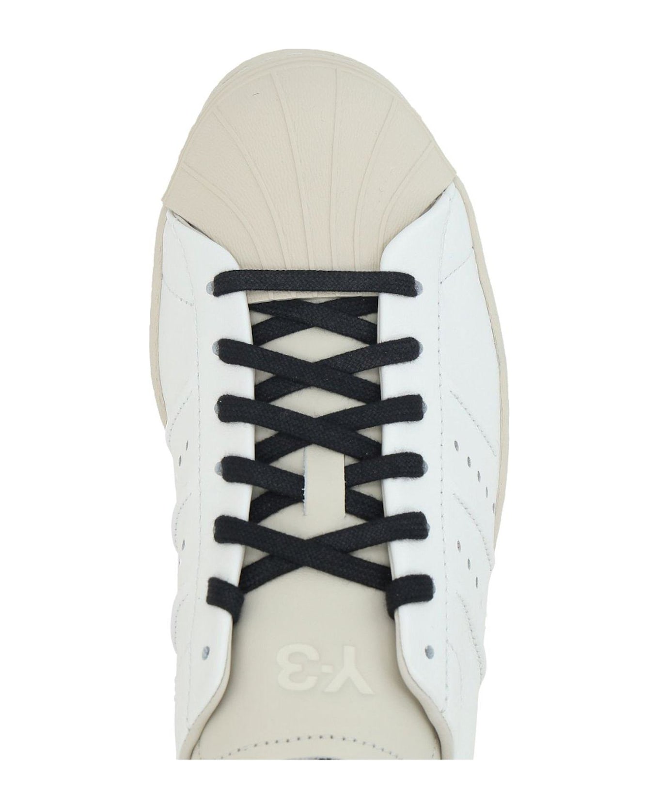 Y-3 Superstar Lace-up Sneakers - Bianco スニーカー