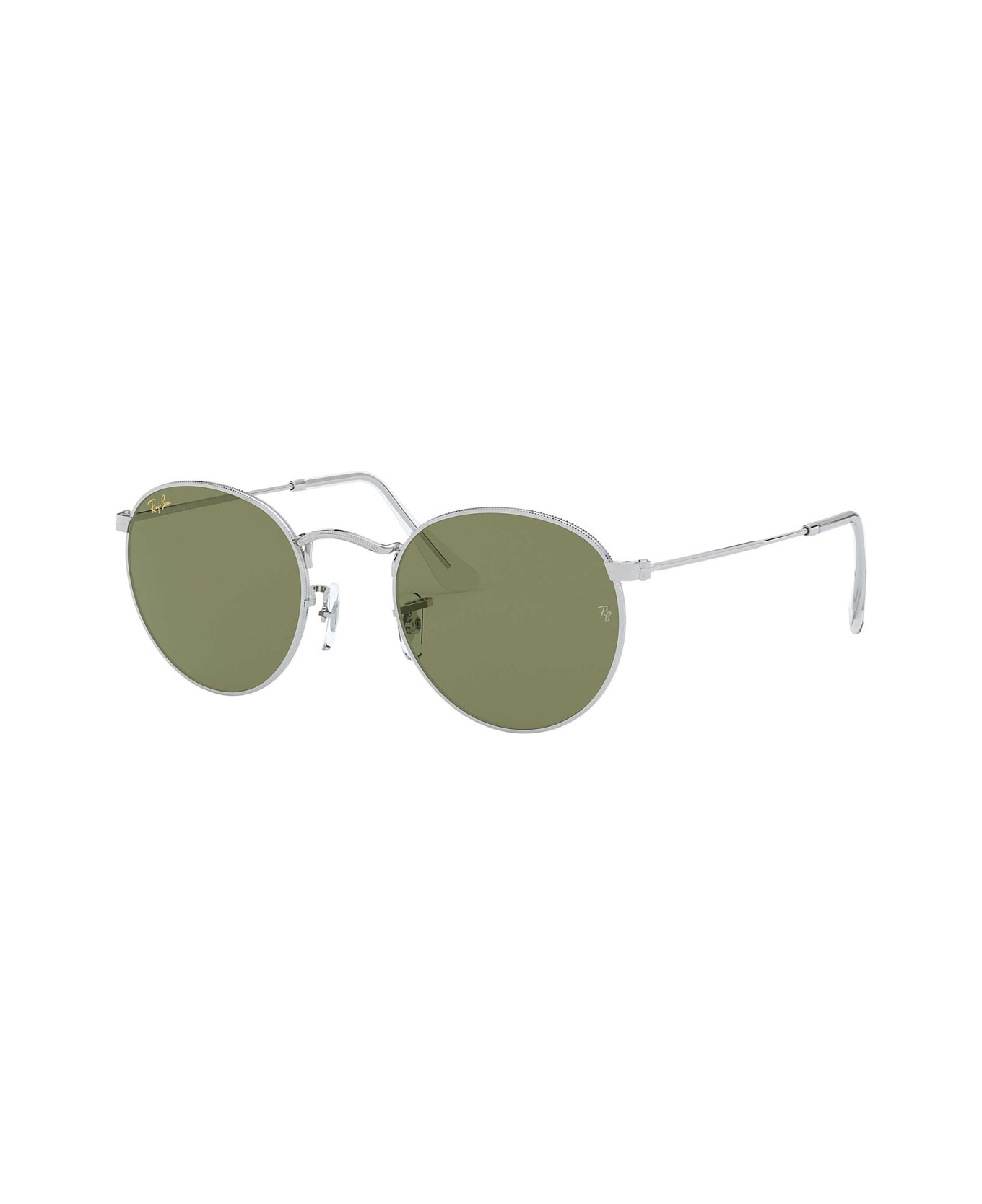 Ray-Ban Round Metal Rb3447 Polarizzato Sunglasses - Argento サングラス