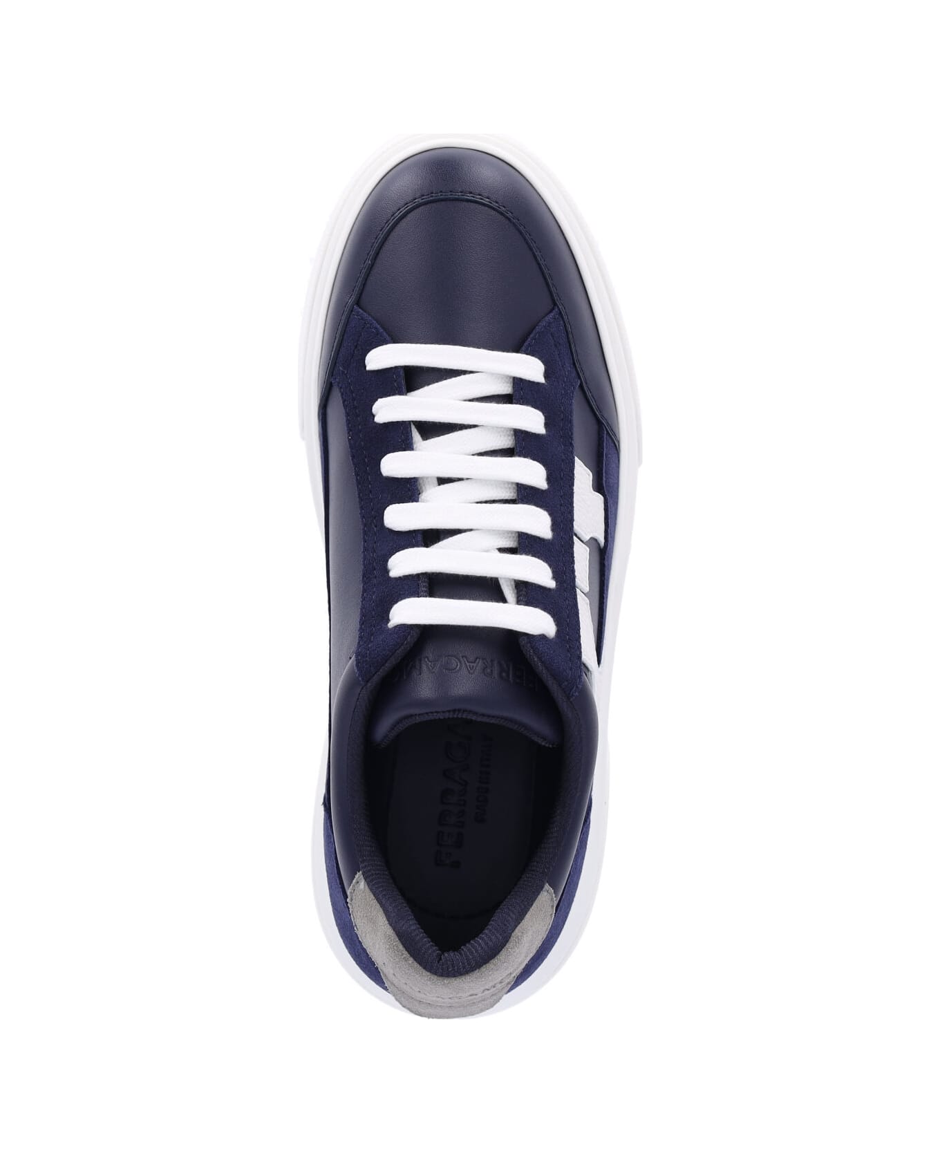 Ferragamo "gancini" Low-top Sneakers - Blue スニーカー