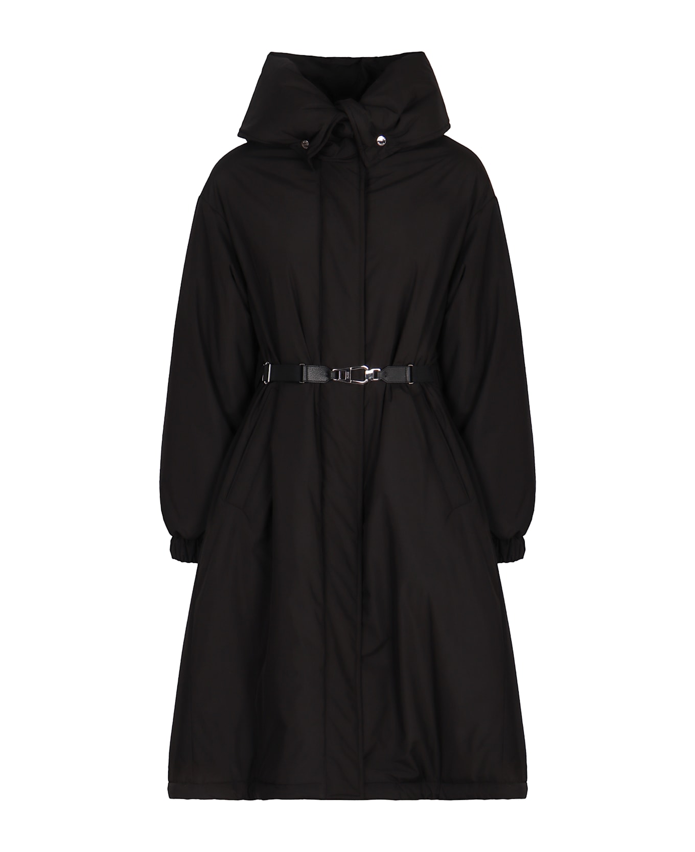 Moorer Eneida Hooded Parka - black レインコート