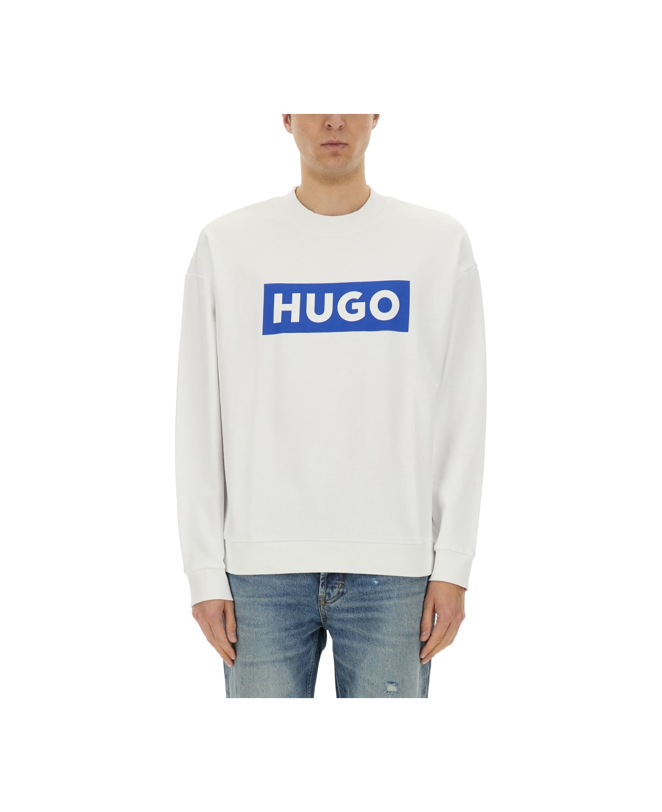 Hugo Boss "niero" Sweatshirt - WHITE