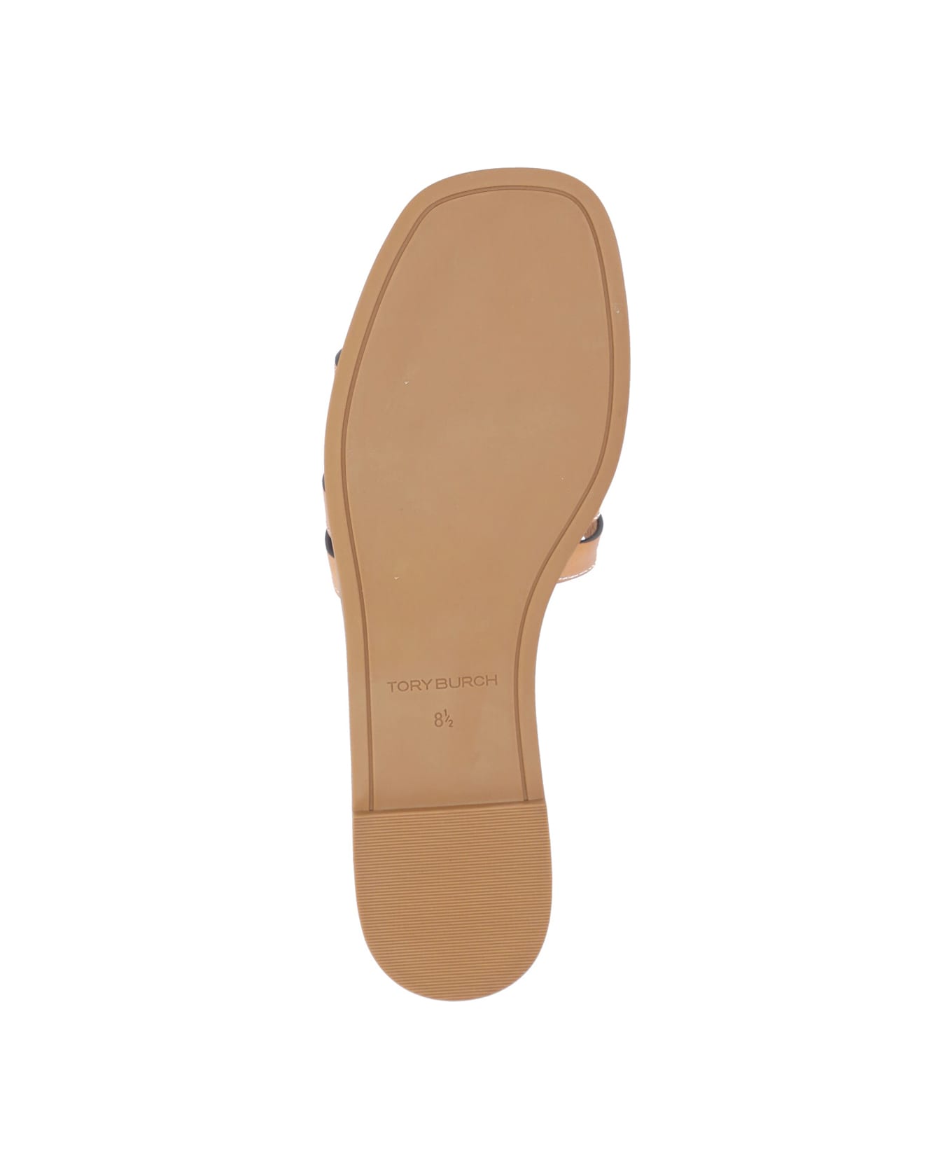 Tory Burch Ines Cage Slide Slippers - Beige