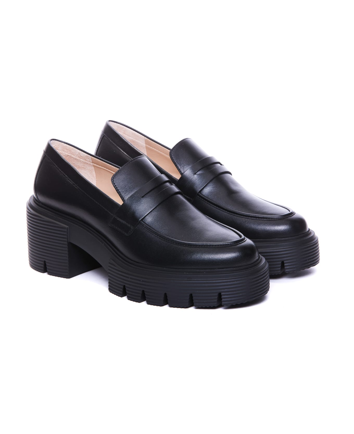 Stuart Weitzman Soho Loafers - Black