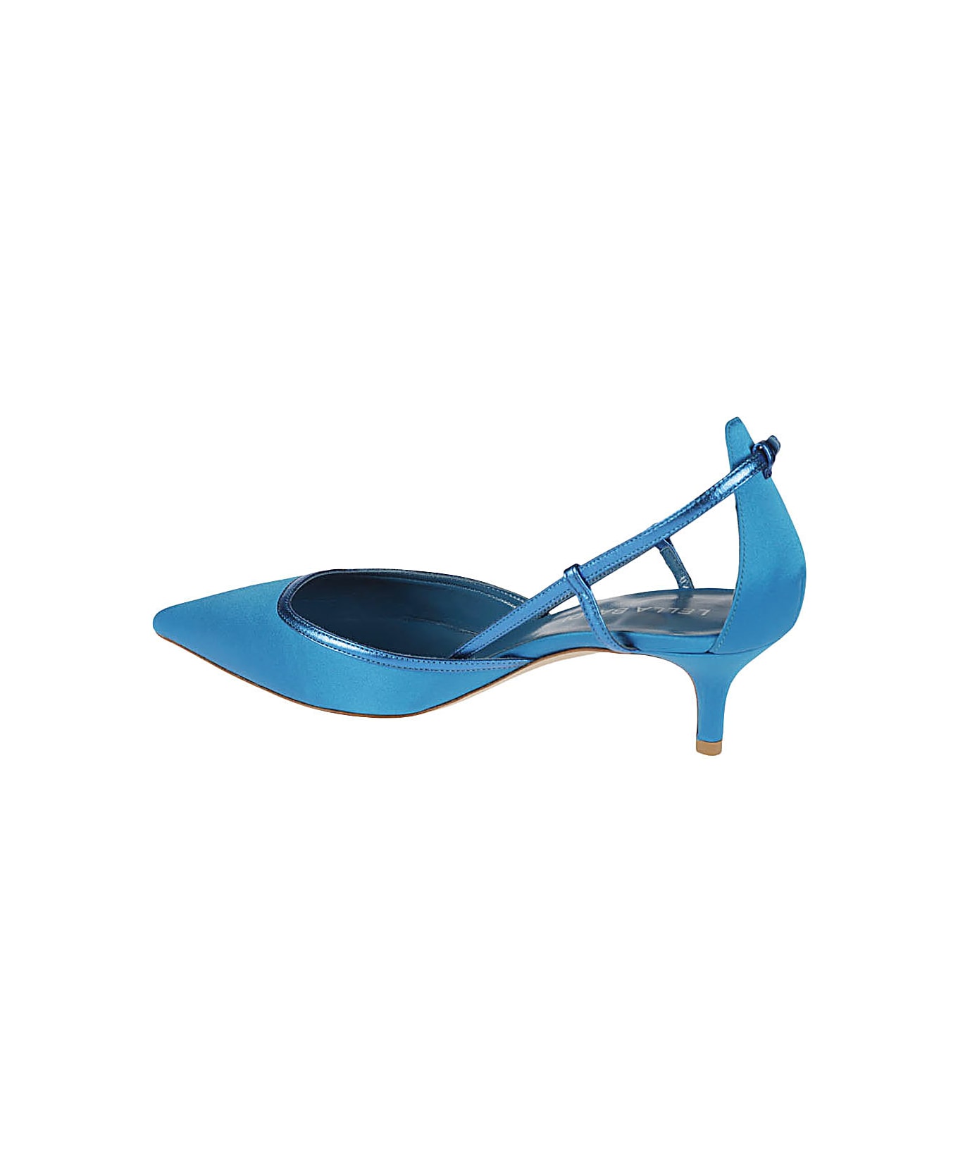 Lella Baldi Leather Pumps - Blue