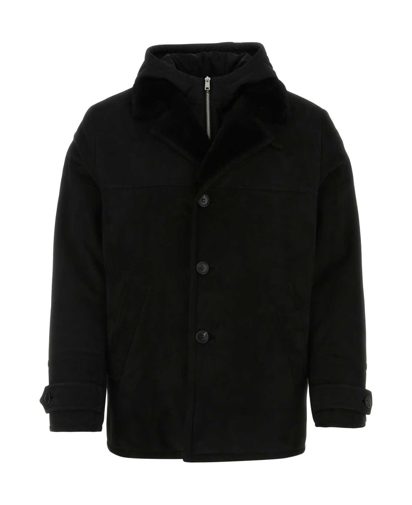 Prada Black Shearling Jacket - NERO