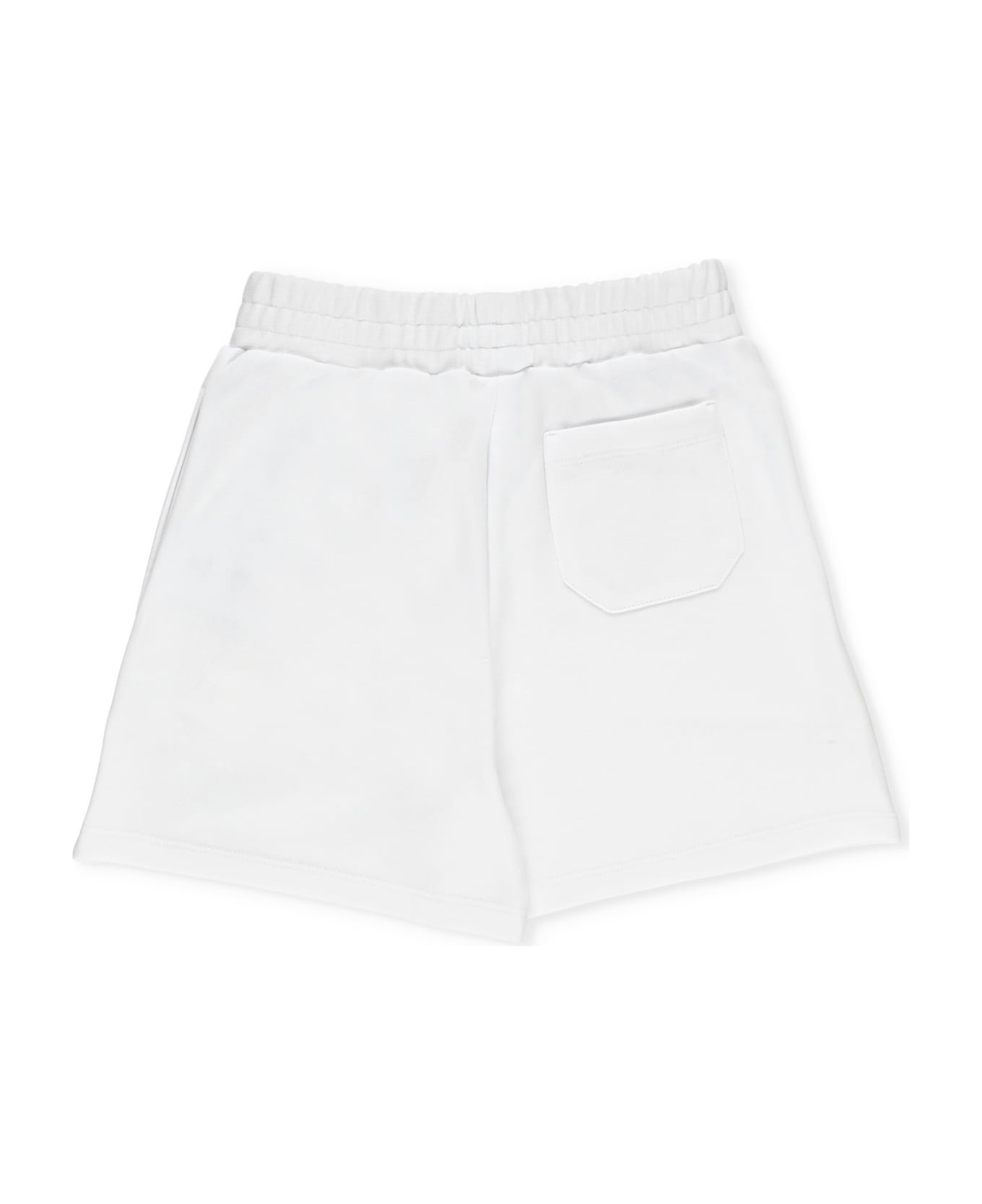 Golden Goose Shorts With Star Logo - White