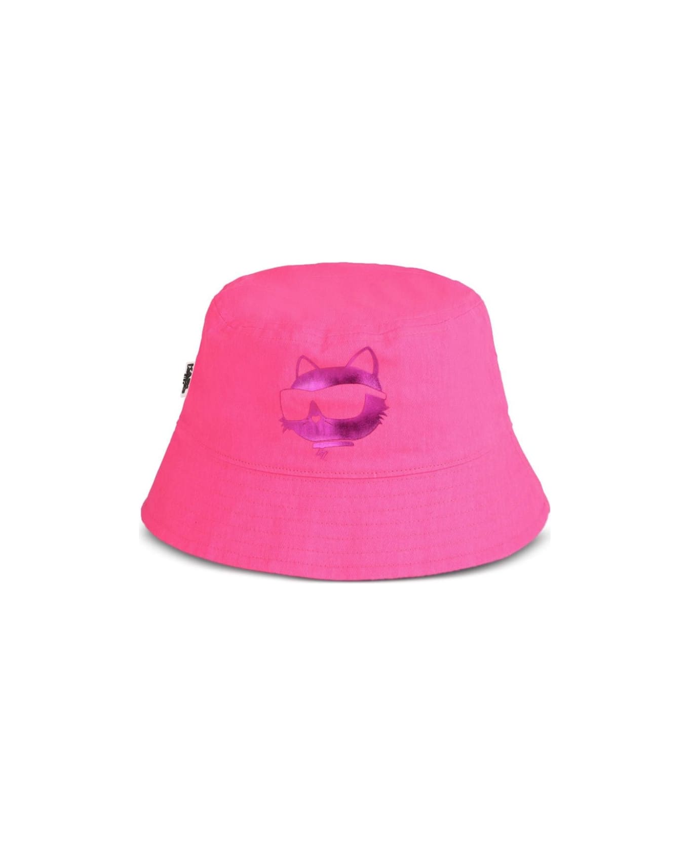 Karl Lagerfeld Kids Cappello Con Logo - Pink