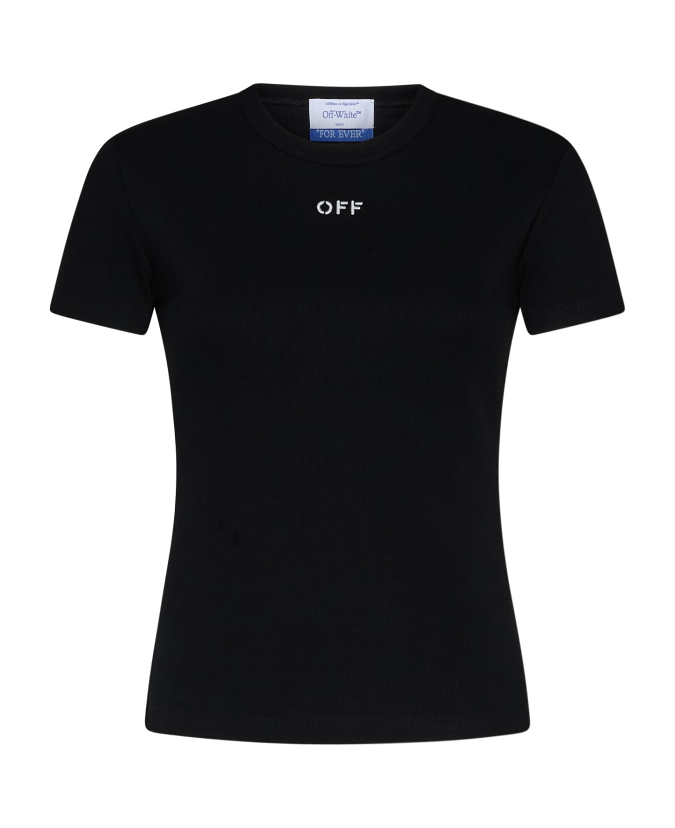 Off-White Off Stamp Logo T-shirt - Black white