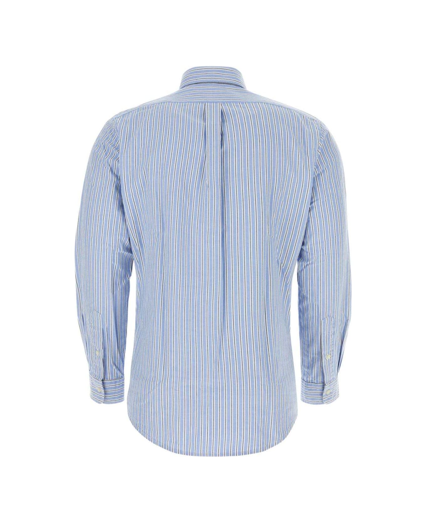 Polo Ralph Lauren Striped Oxford Shirt Polo Ralph Lauren - LIGHTBLUE シャツ