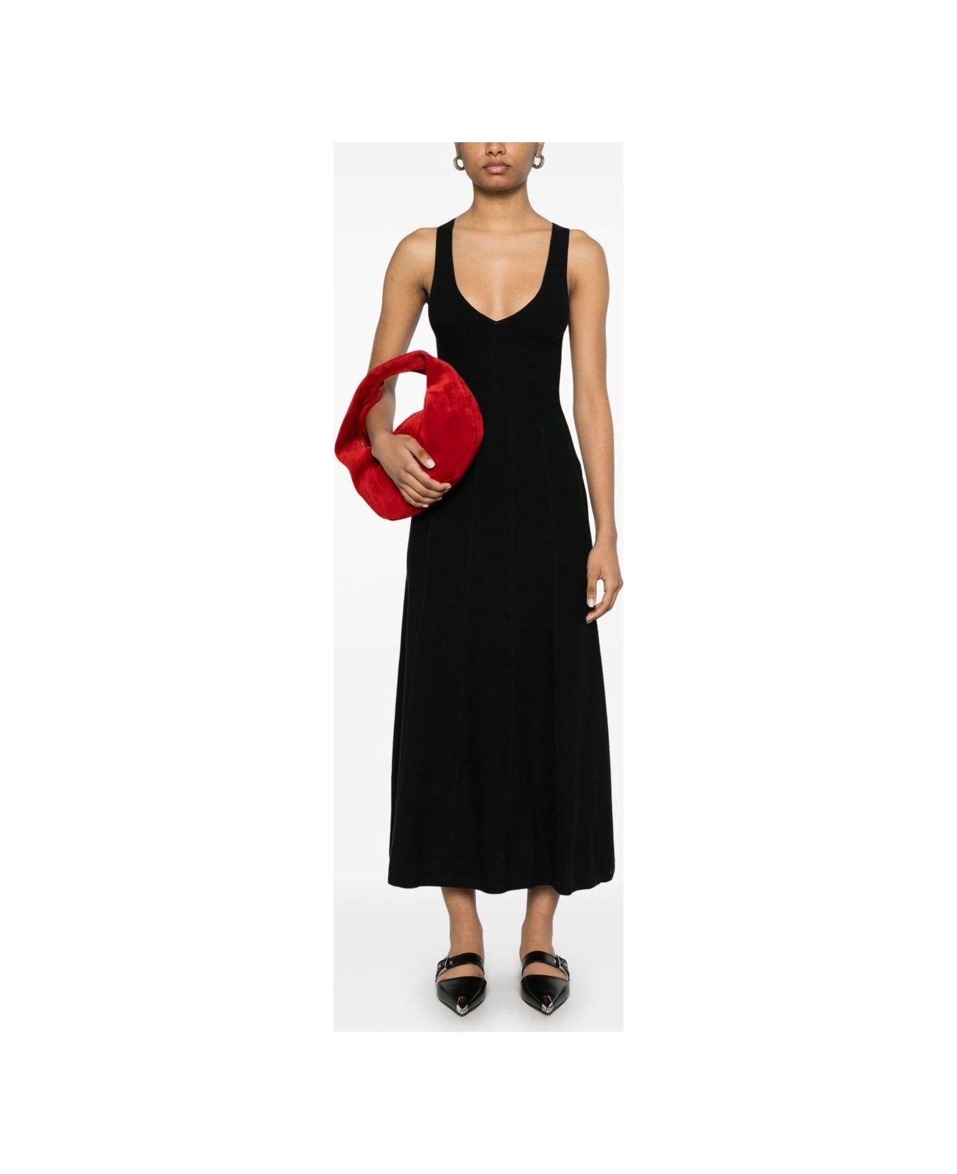Emporio Armani Sleeveless Dress - Black