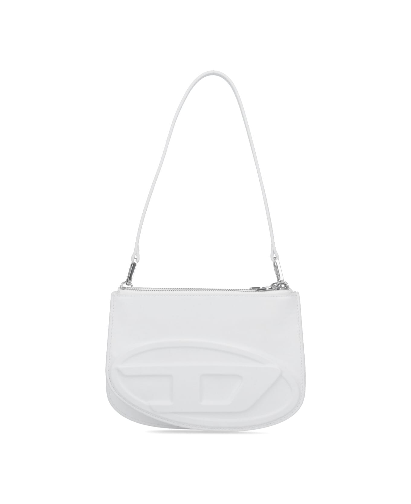 Diesel 
1dr Twin
 Shoulder Bag - WHITE