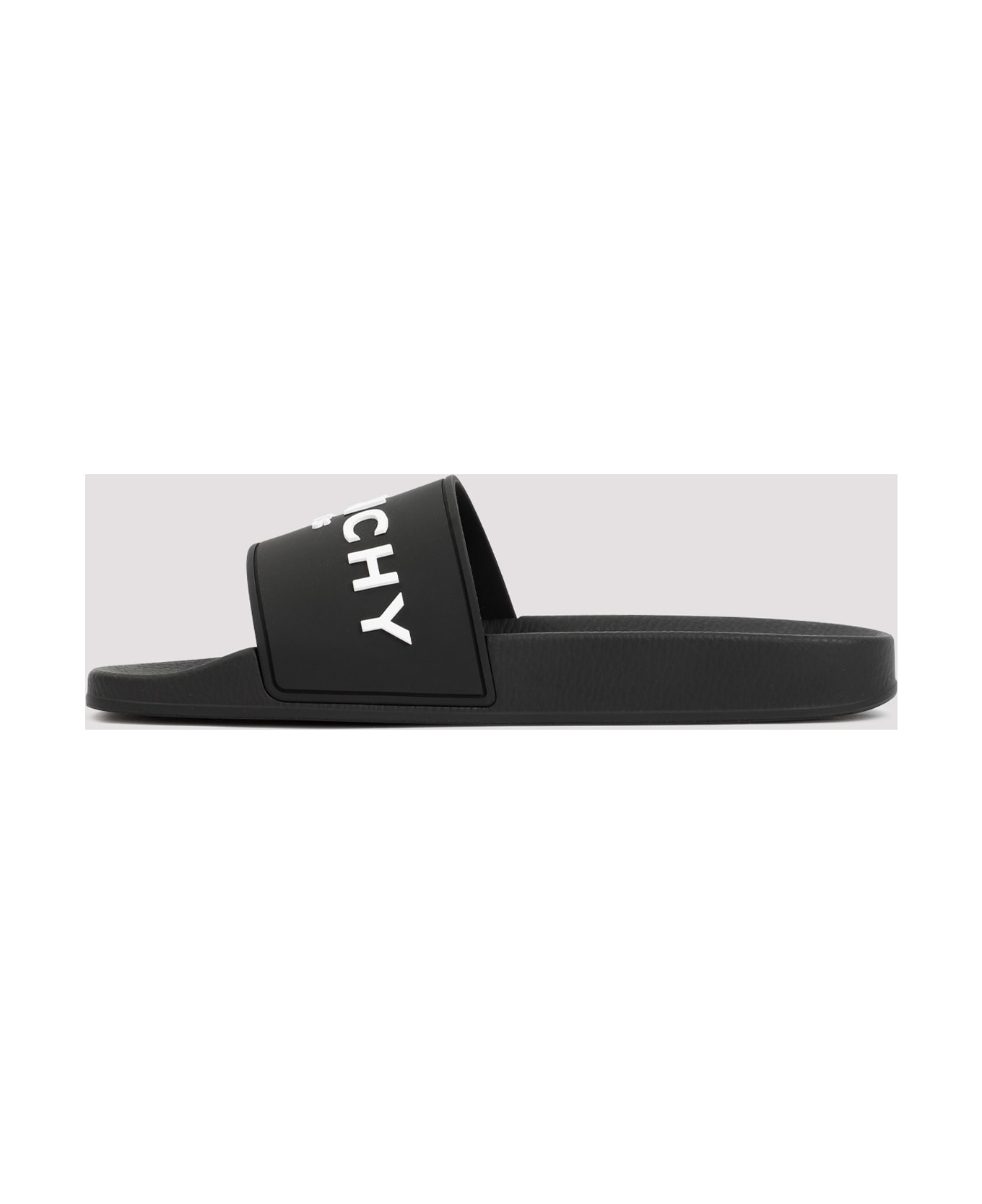 Givenchy Logo Detailed Slides - Black