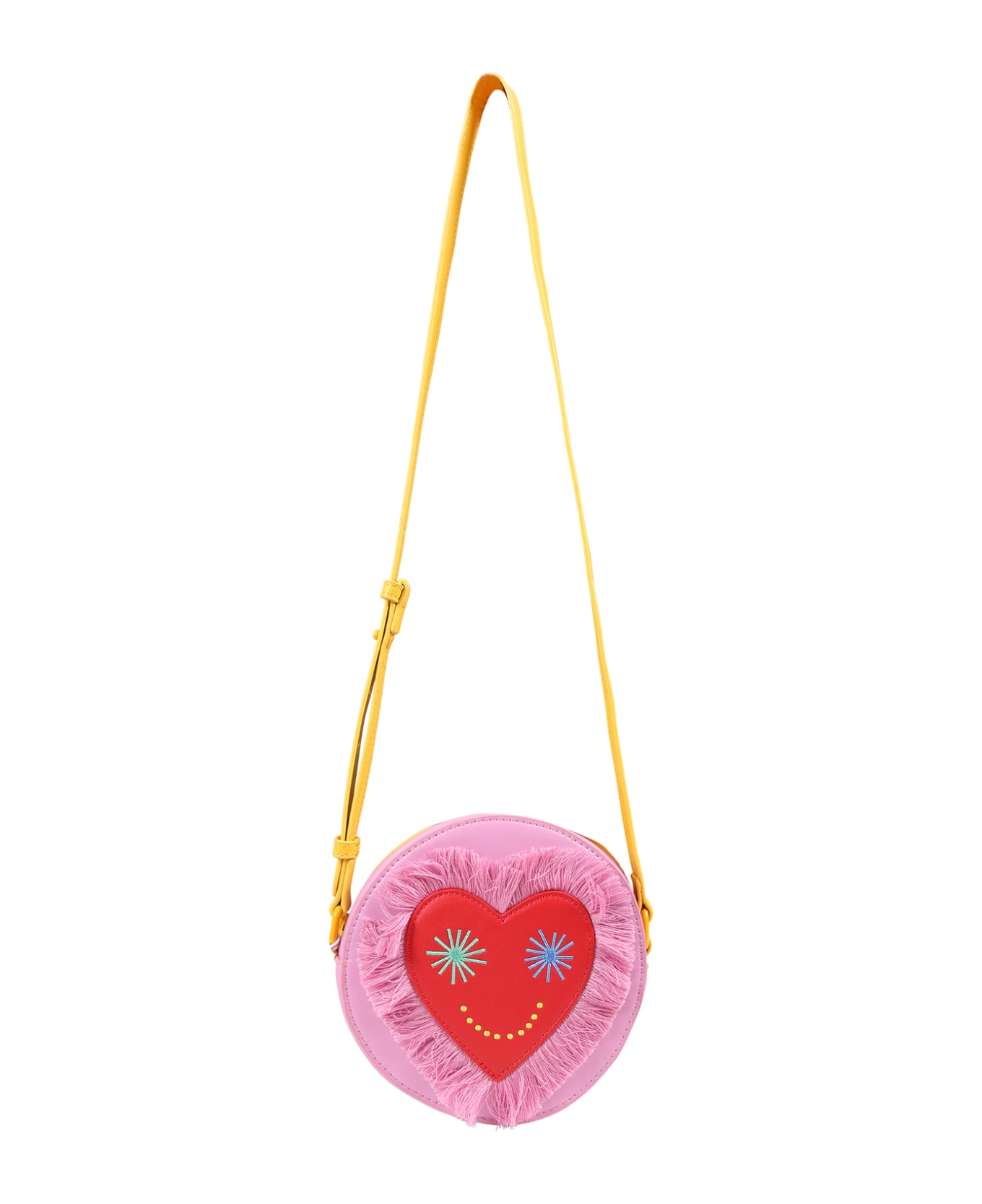 Stella McCartney Kids Pink Bag For Girl With Heart - Multicolor