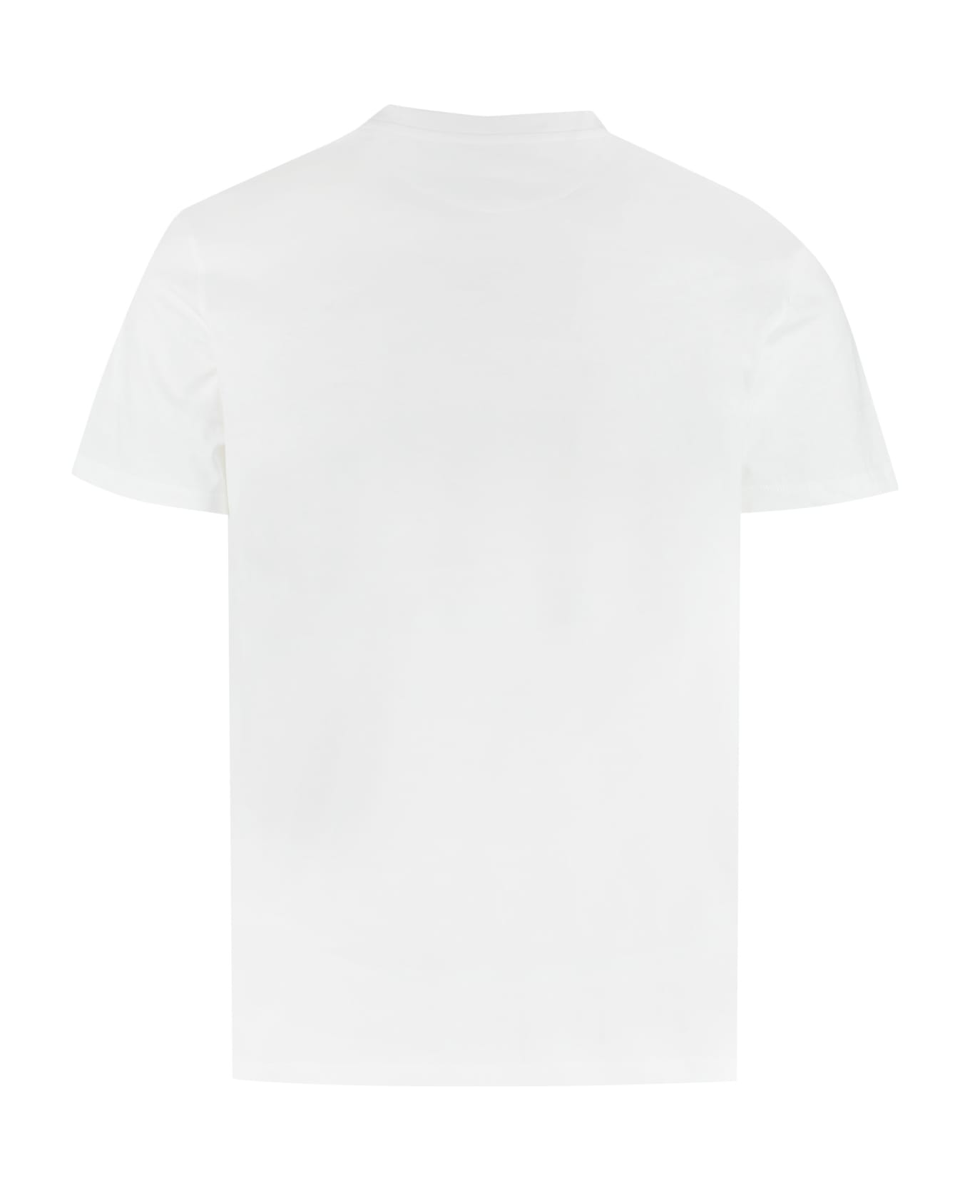 Valentino Cotton Crew-neck T-shirt - White