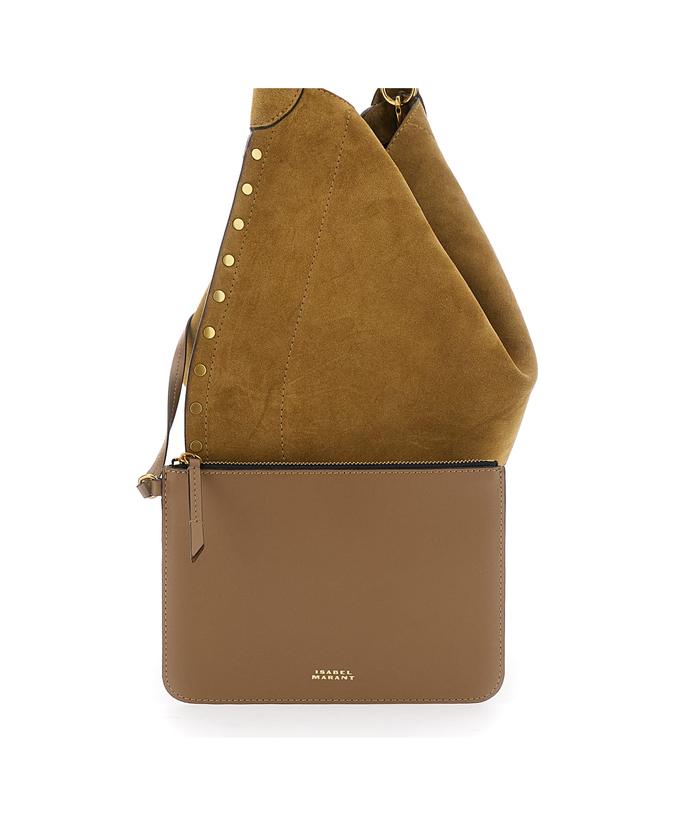 Isabel Marant Oskan Hobo Soft-gz - Beige