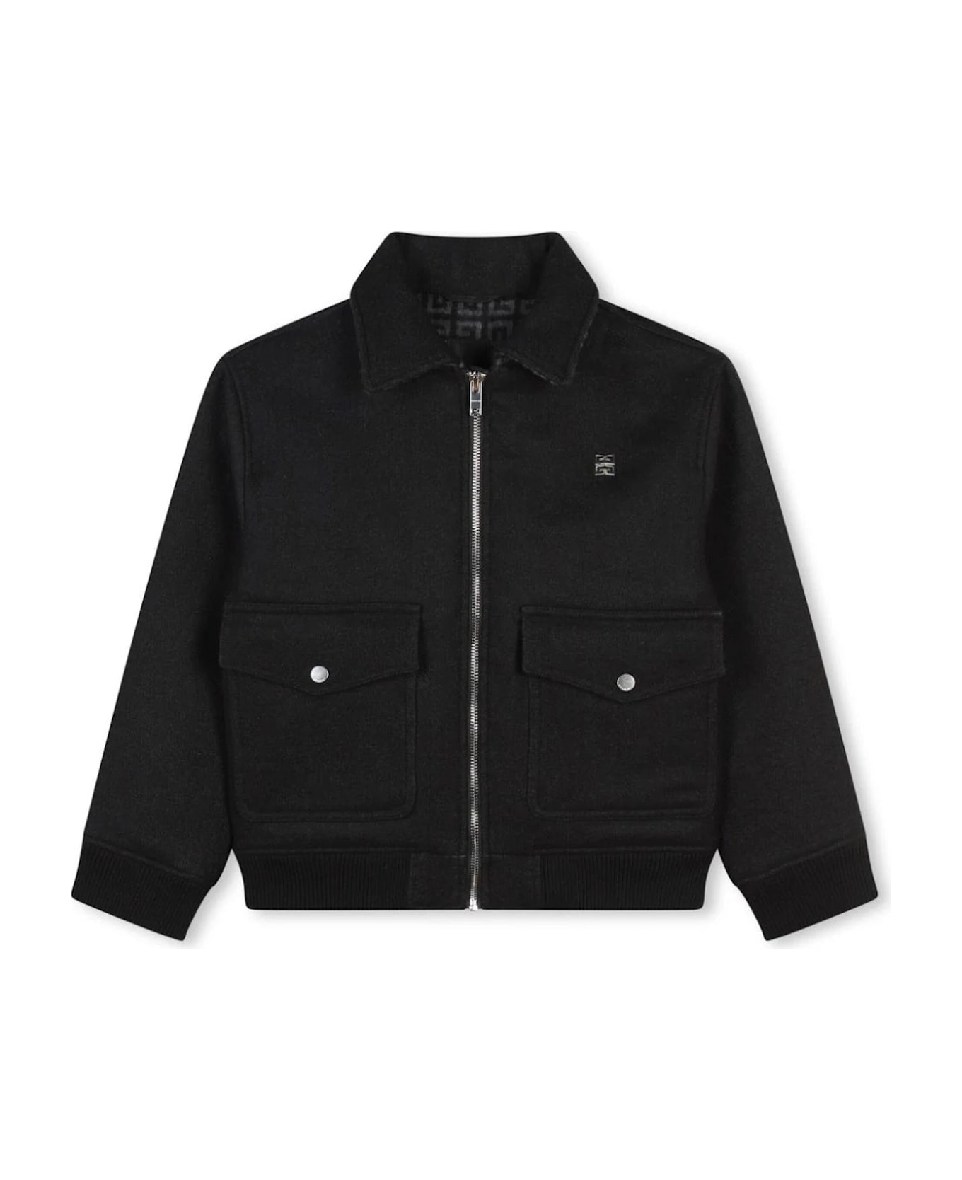 Givenchy Kids Coats Black - Black