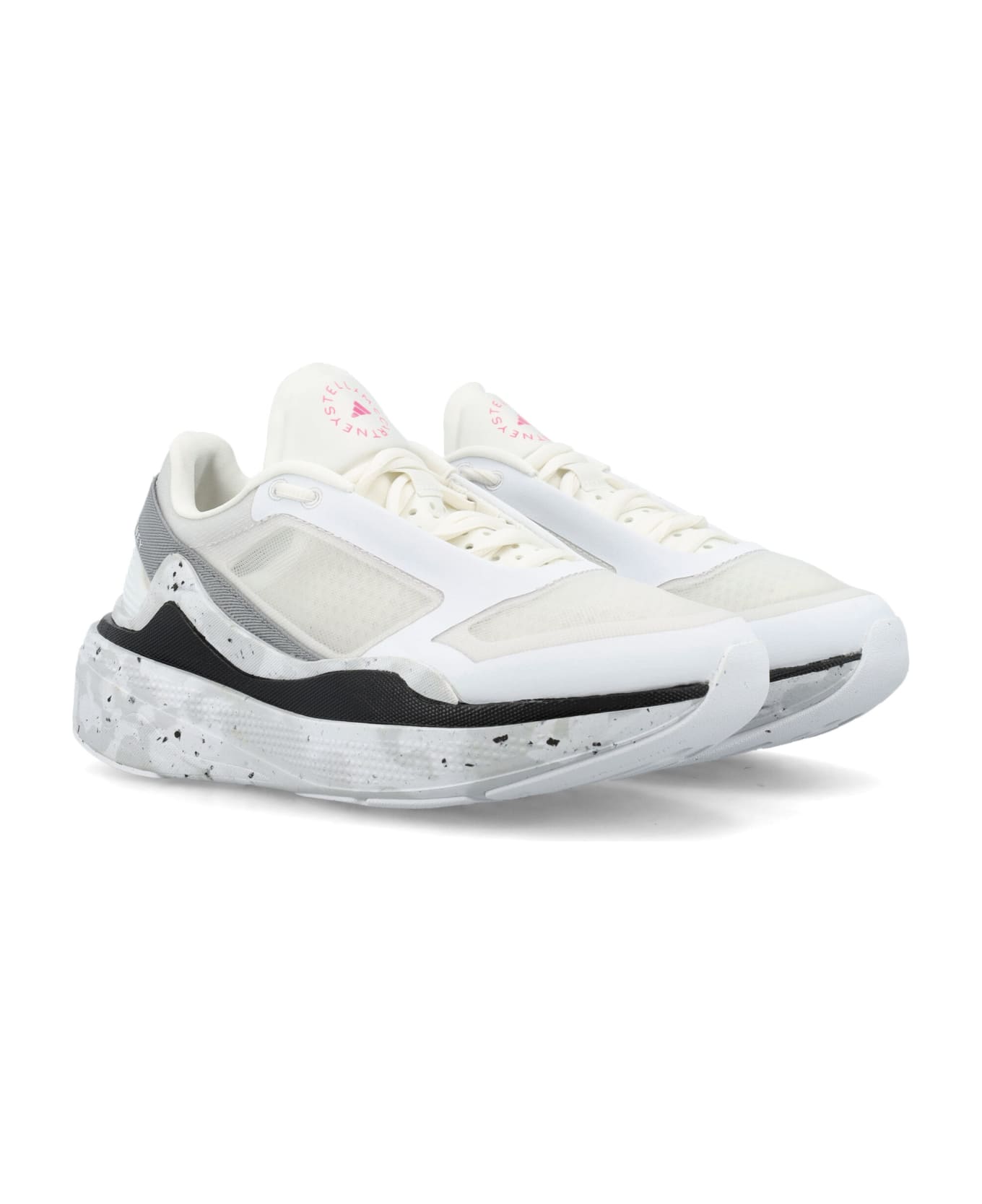 Adidas by Stella McCartney Woman's Eartlight Mesh Running Shoes - WHITE スニーカー