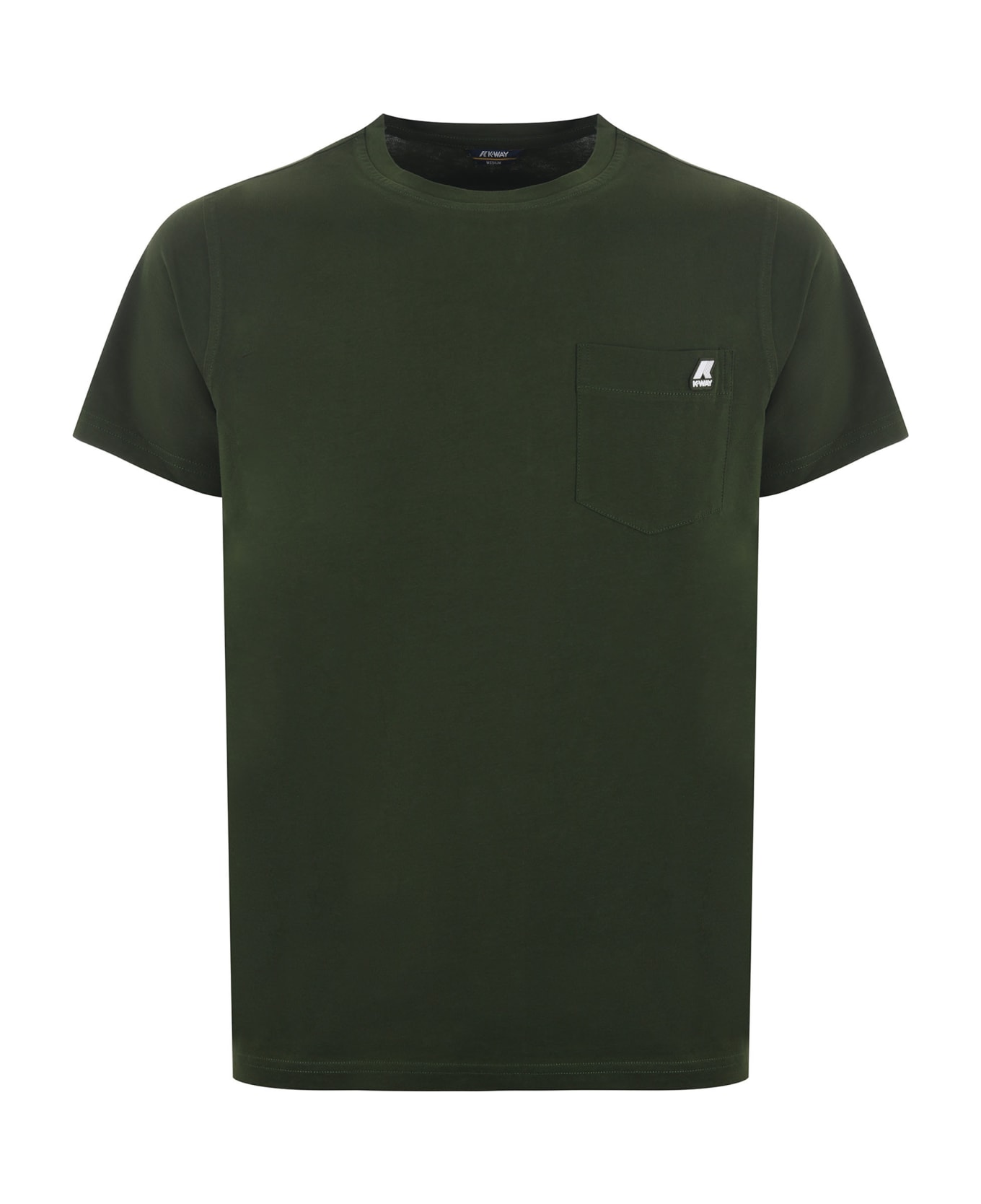 K-Way T-shirt - Verde militare シャツ