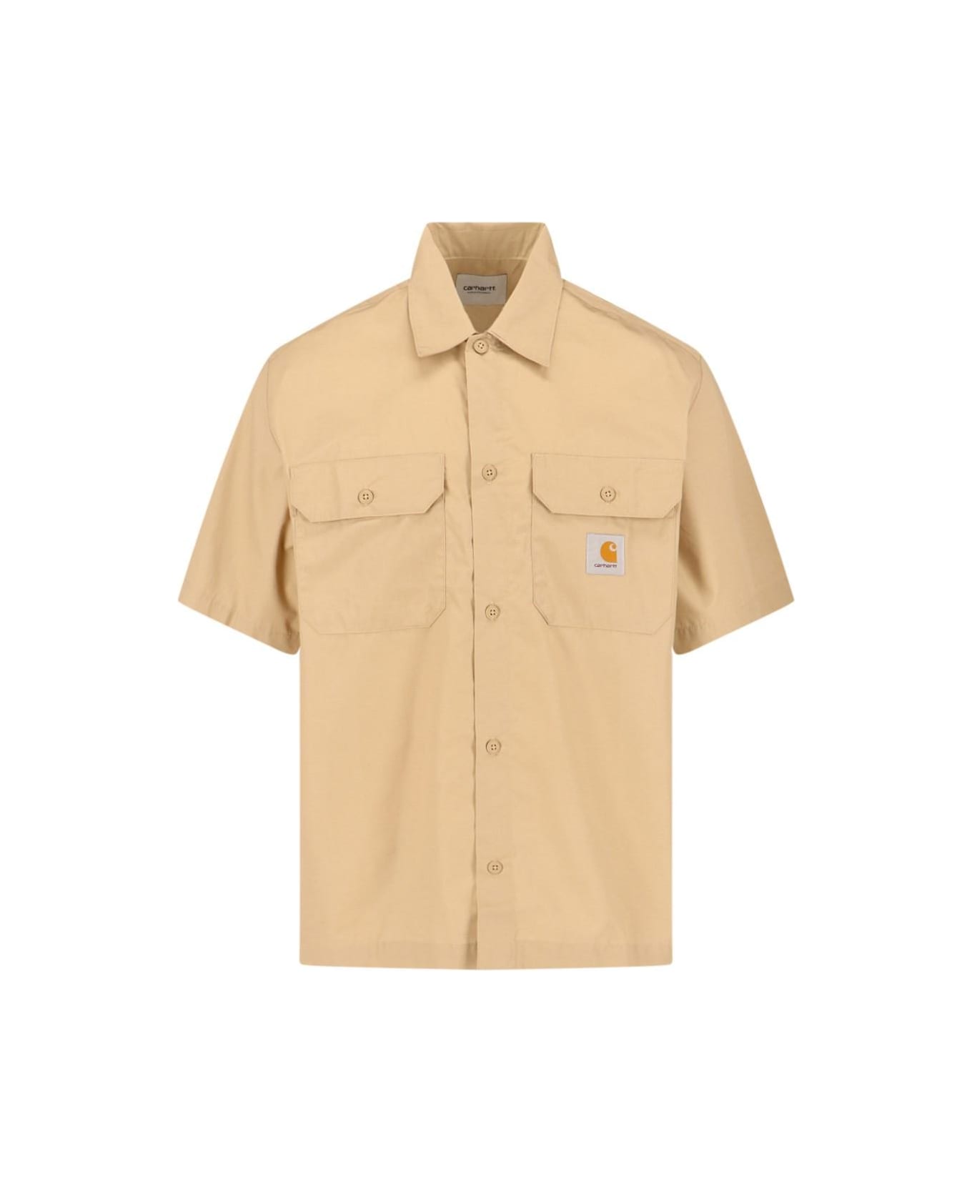 Carhartt WIP 's/s Craft' Shirt - Beige